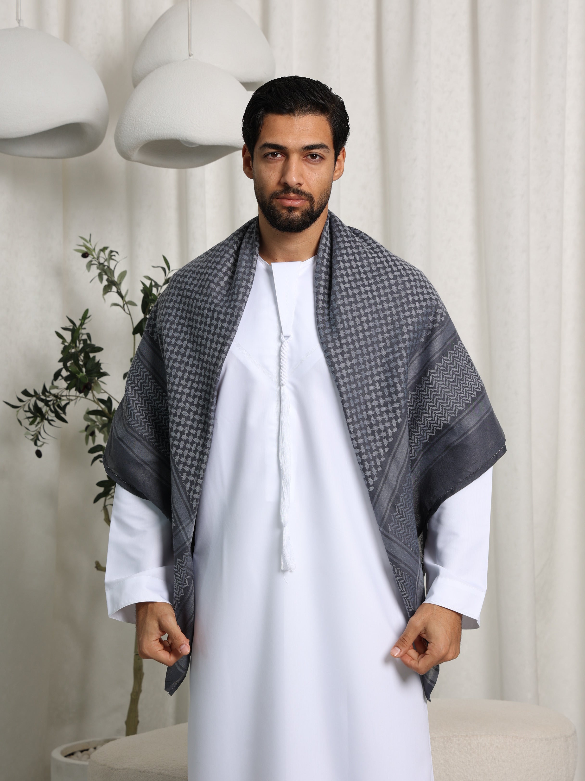 Grey Arab Shemagh