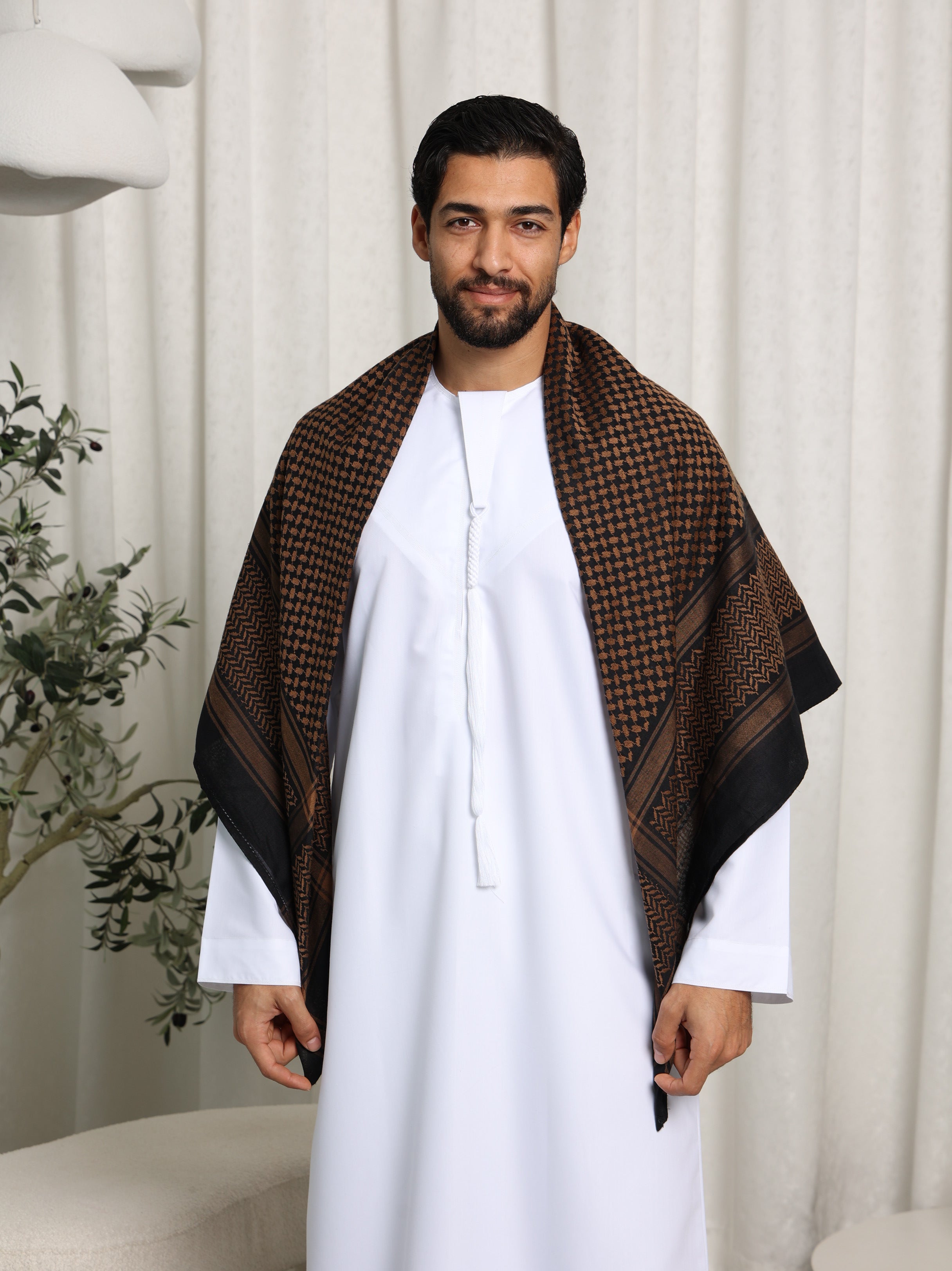 Black & Gold Shemagh