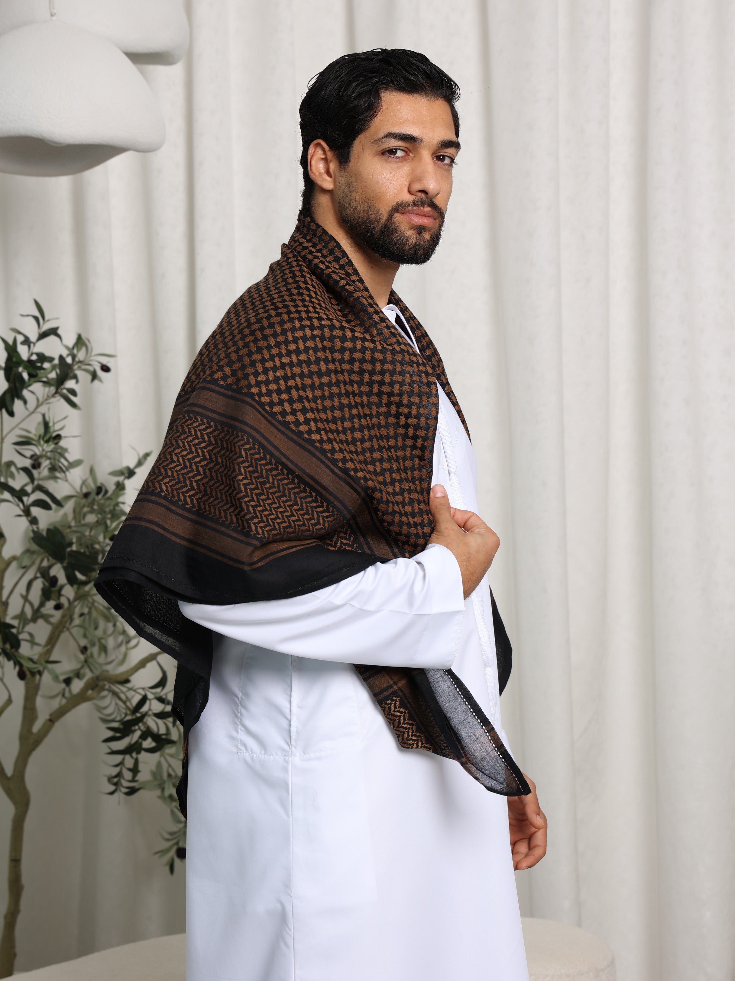 Black & Gold Shemagh