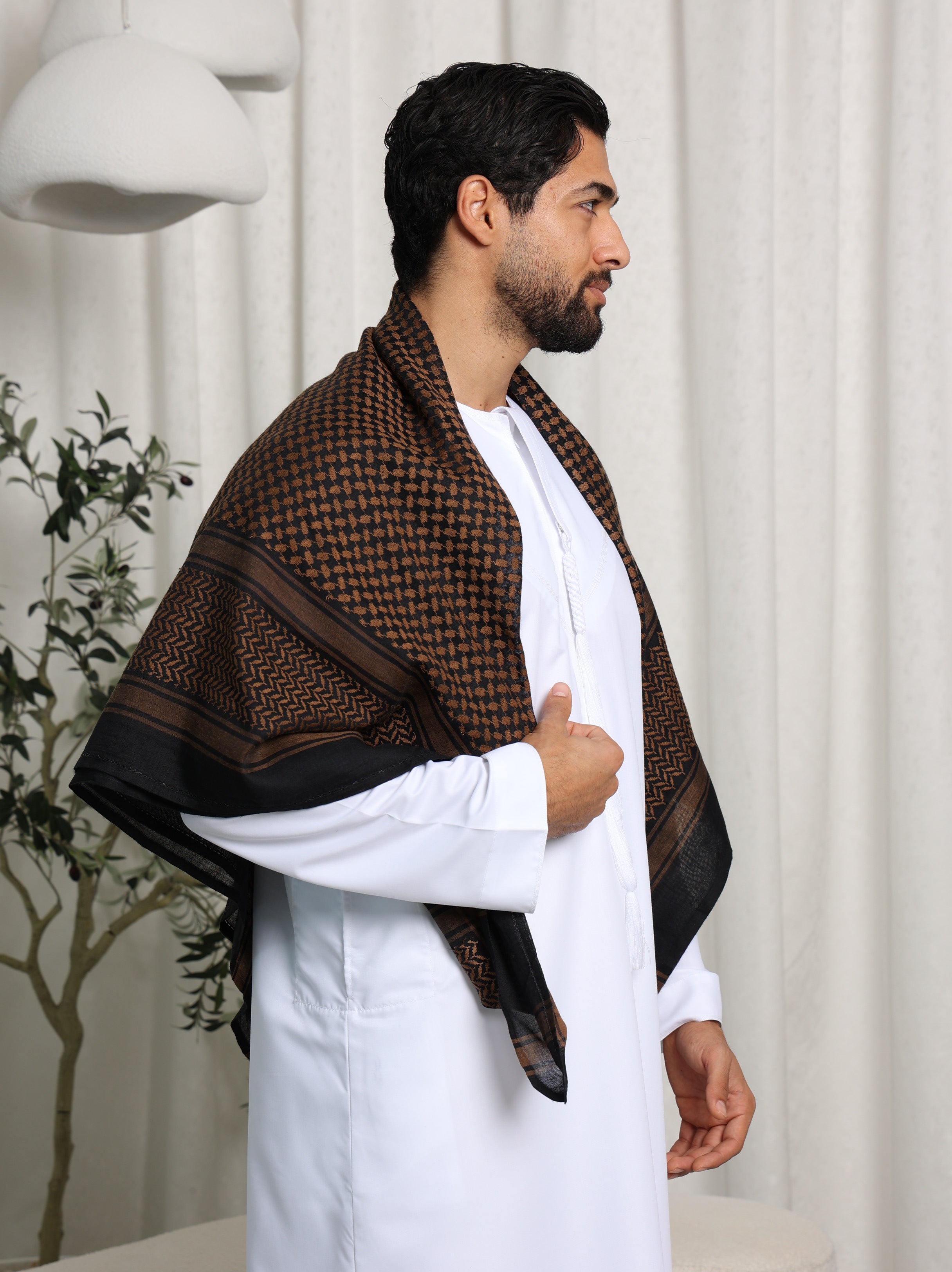 Black & Gold Shemagh