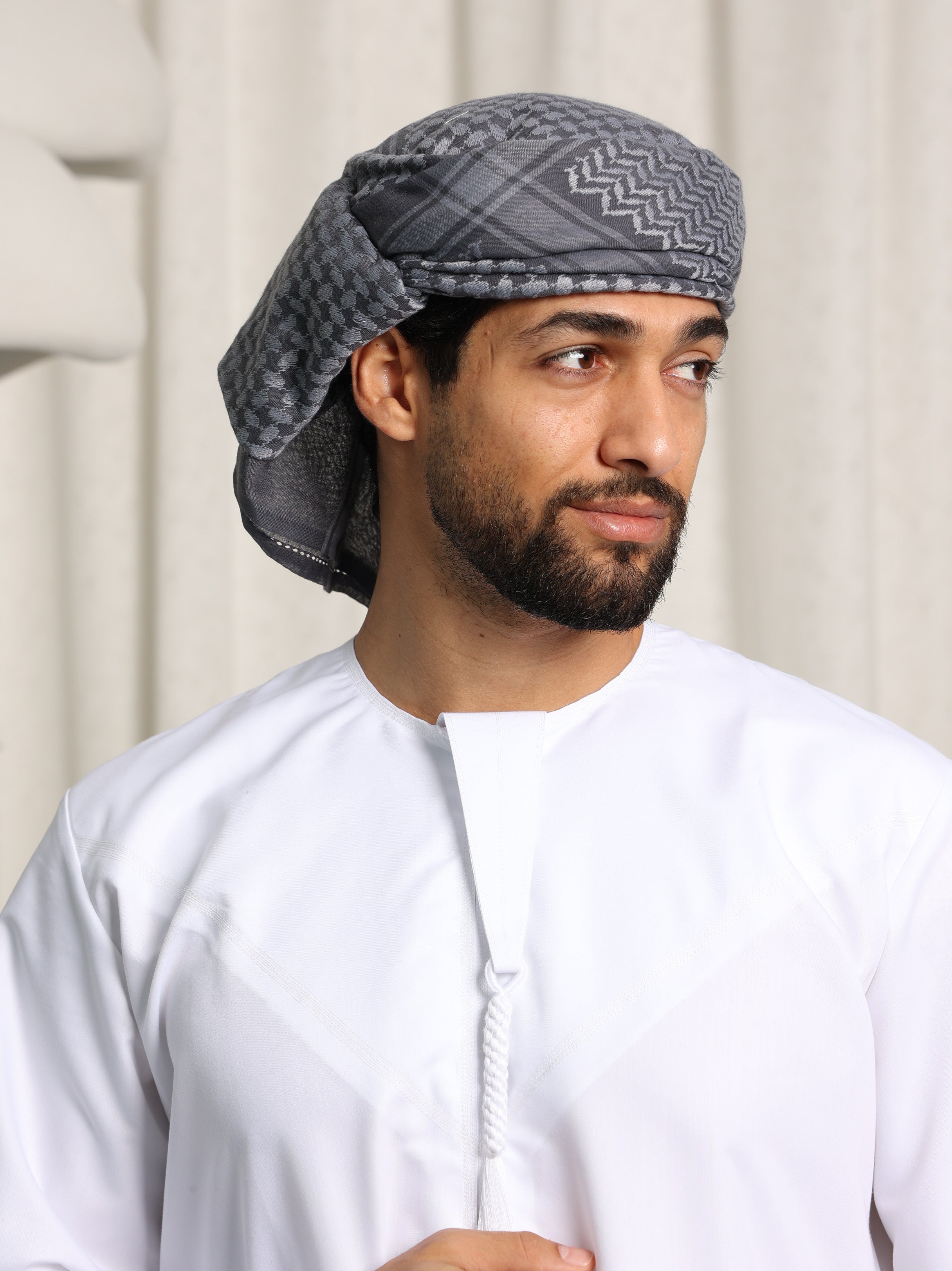 Ready Made Pre-Wrapped & Stitched Shemagh