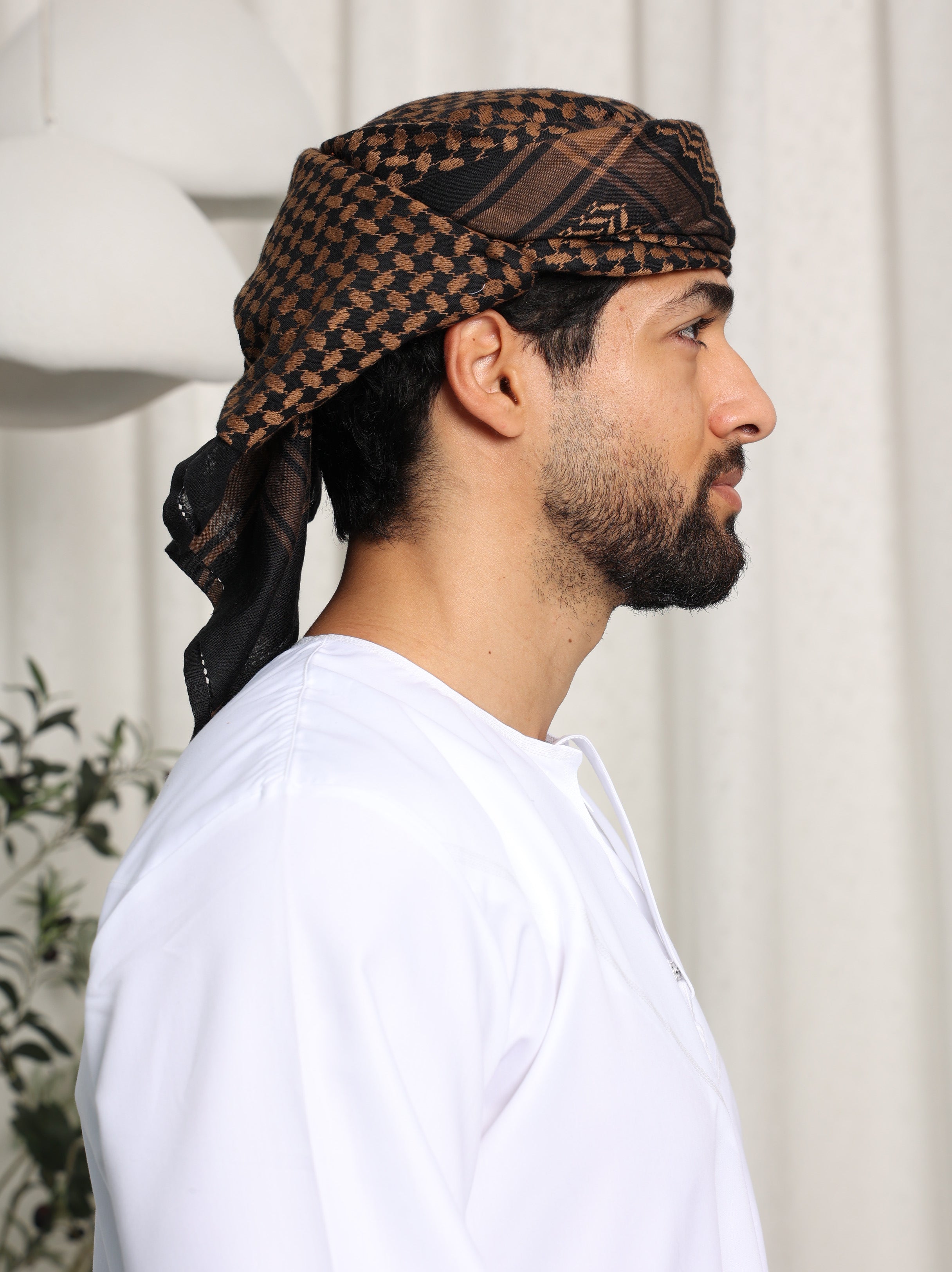Ready Made Pre-Wrapped & Stitched Shemagh