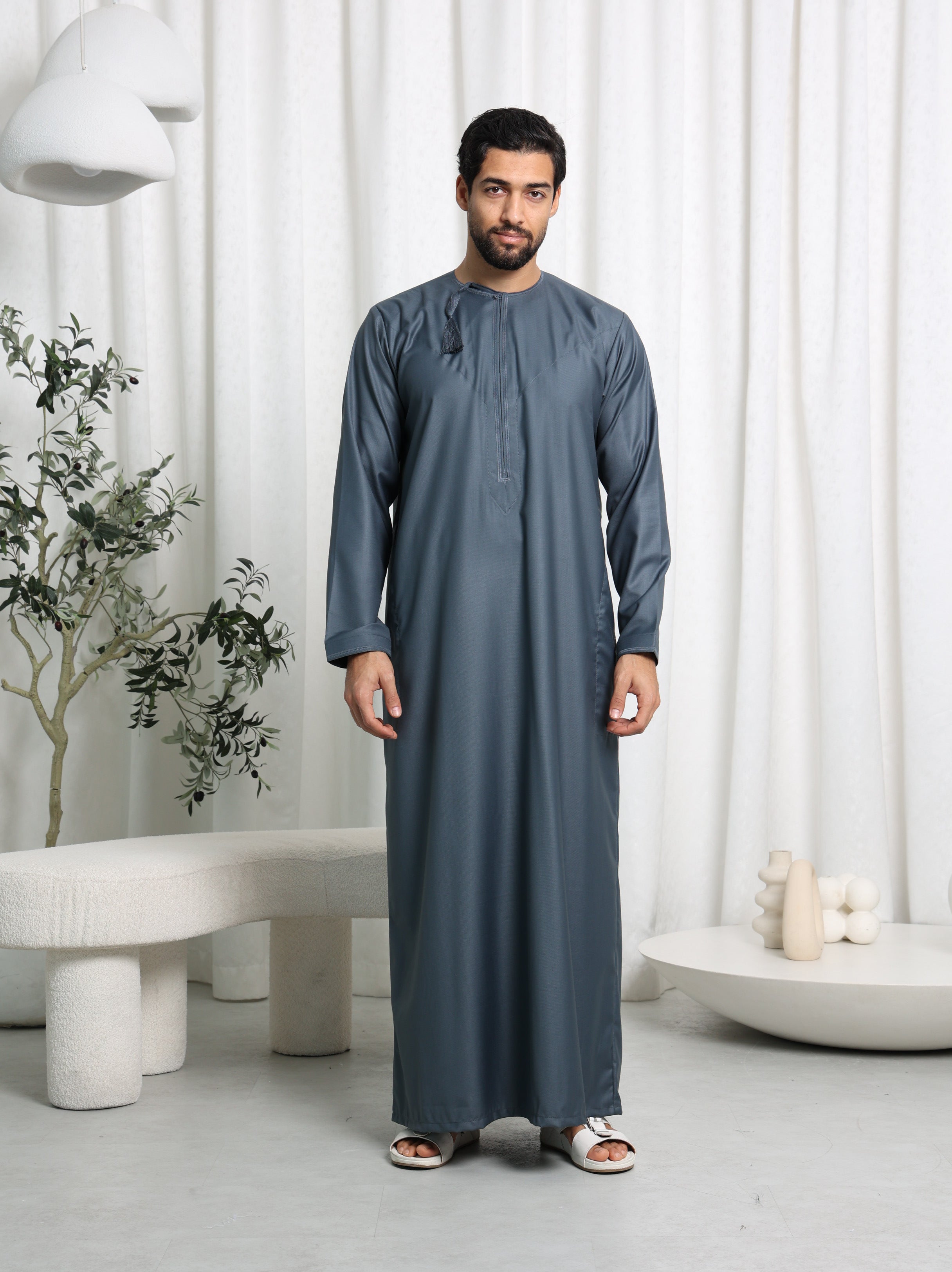 Grey Omani Thobe