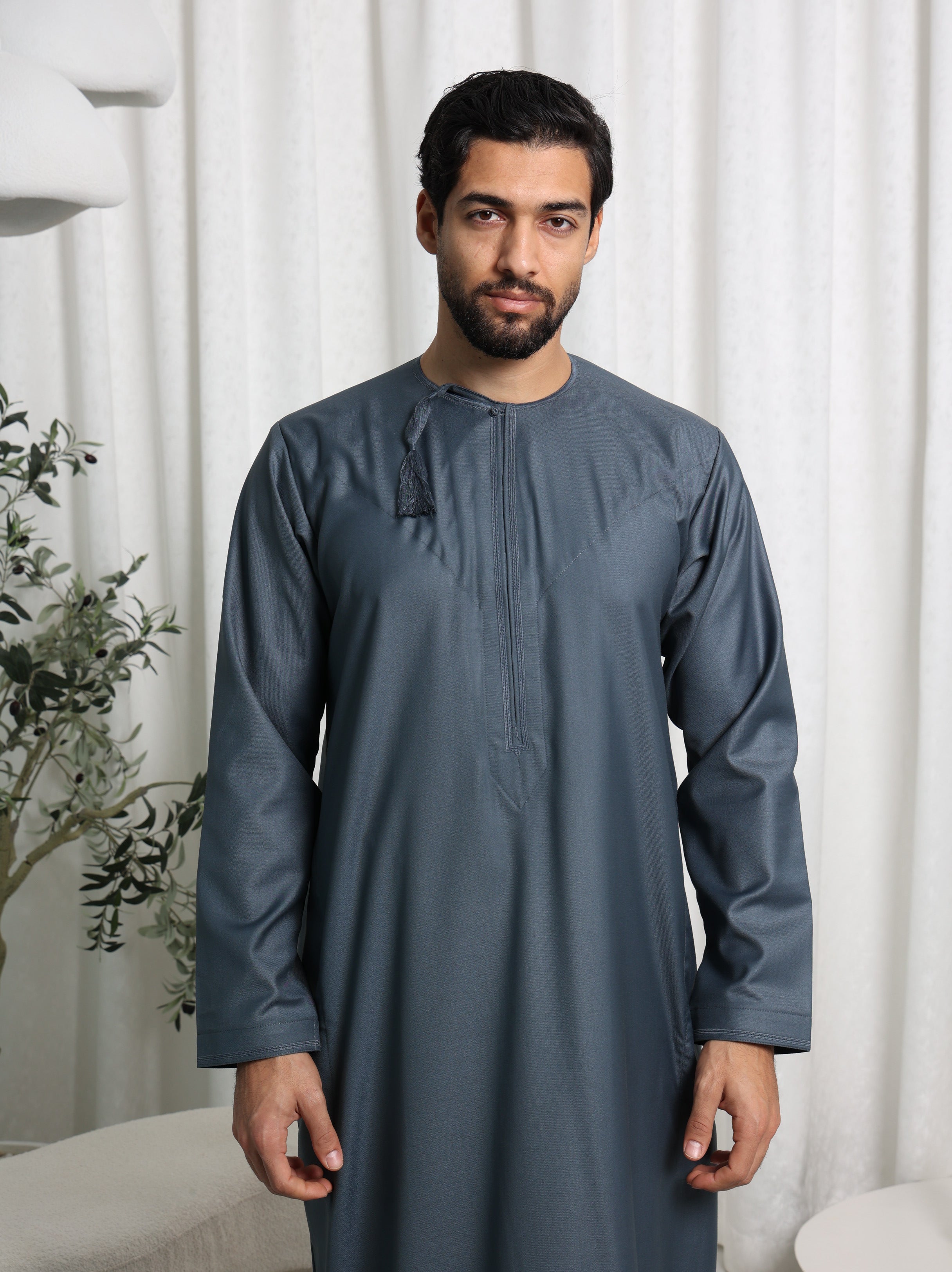 Grey Omani Thobe
