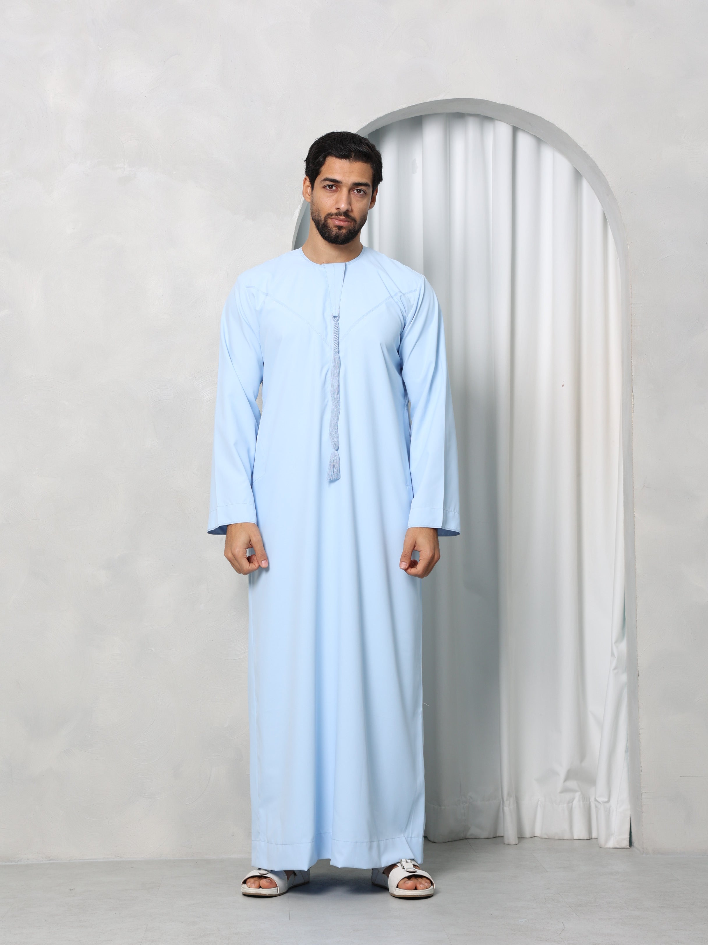 Classic Sky Blue Emirati Thobe