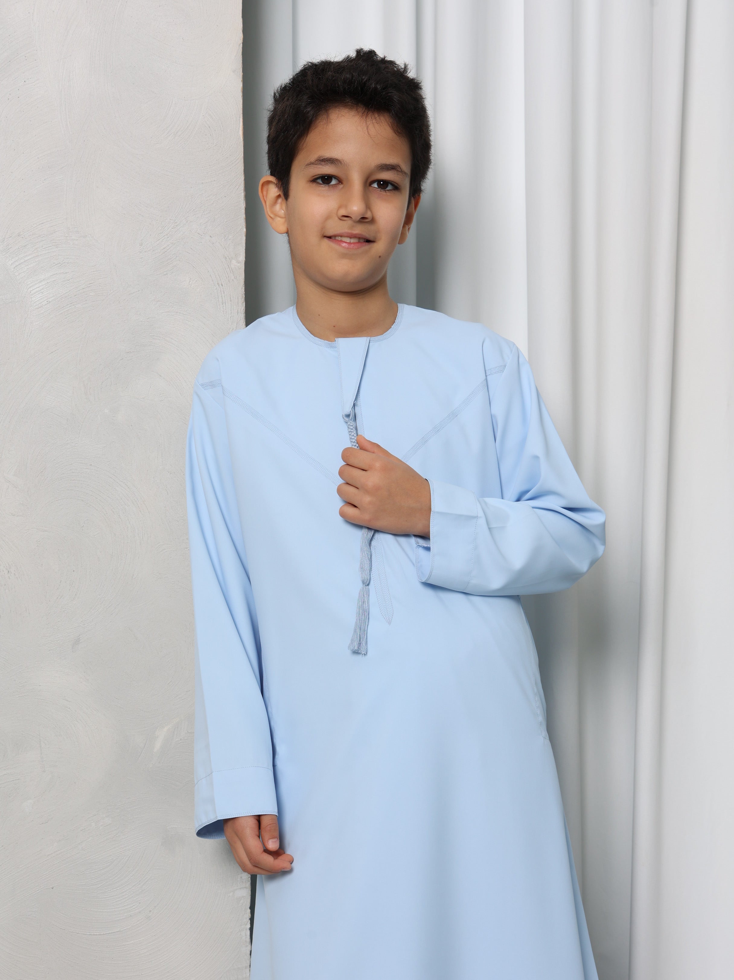 Boys Sky Blue Emirati Thobe