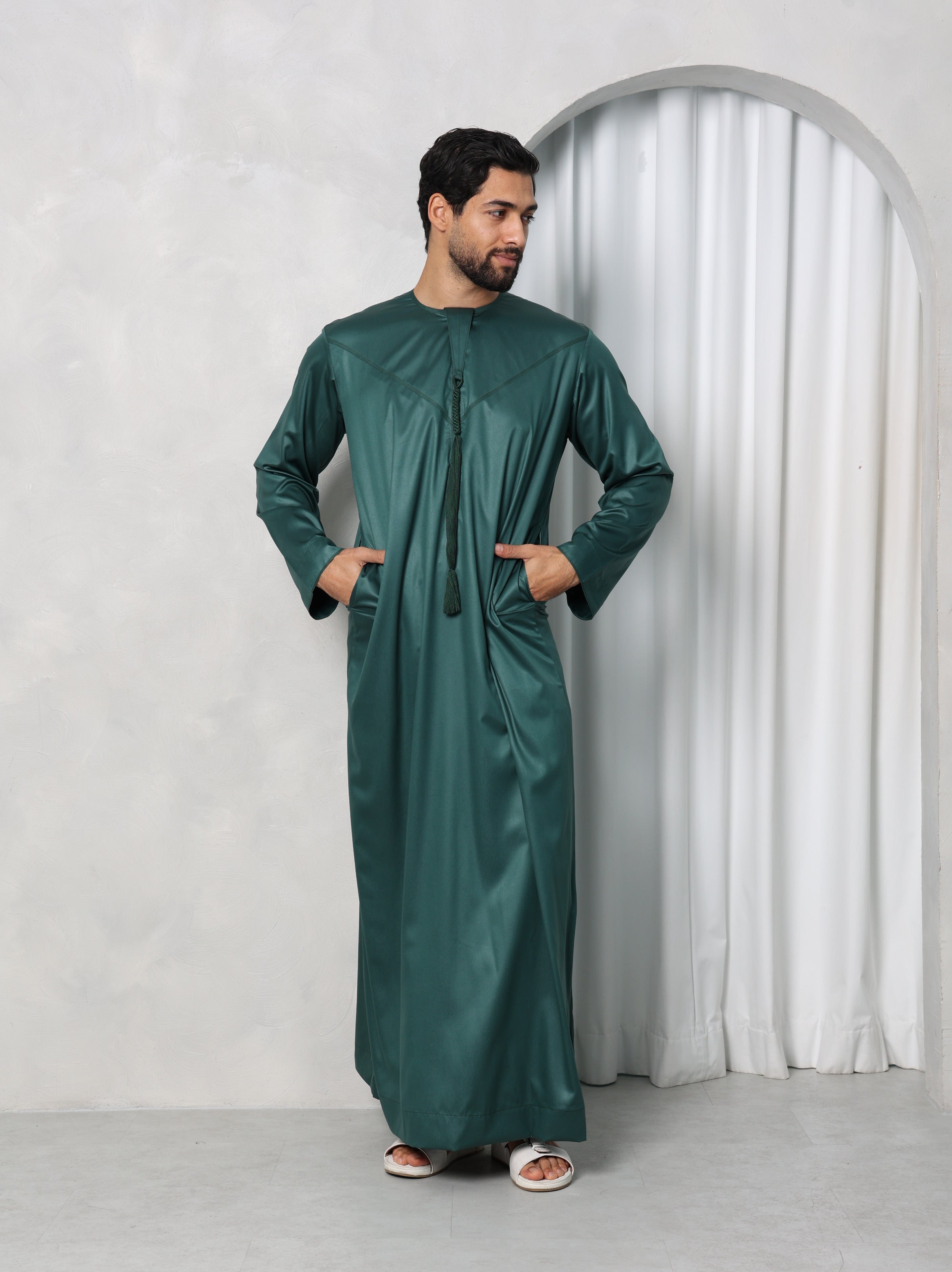 Forest Green Emirati Thobe