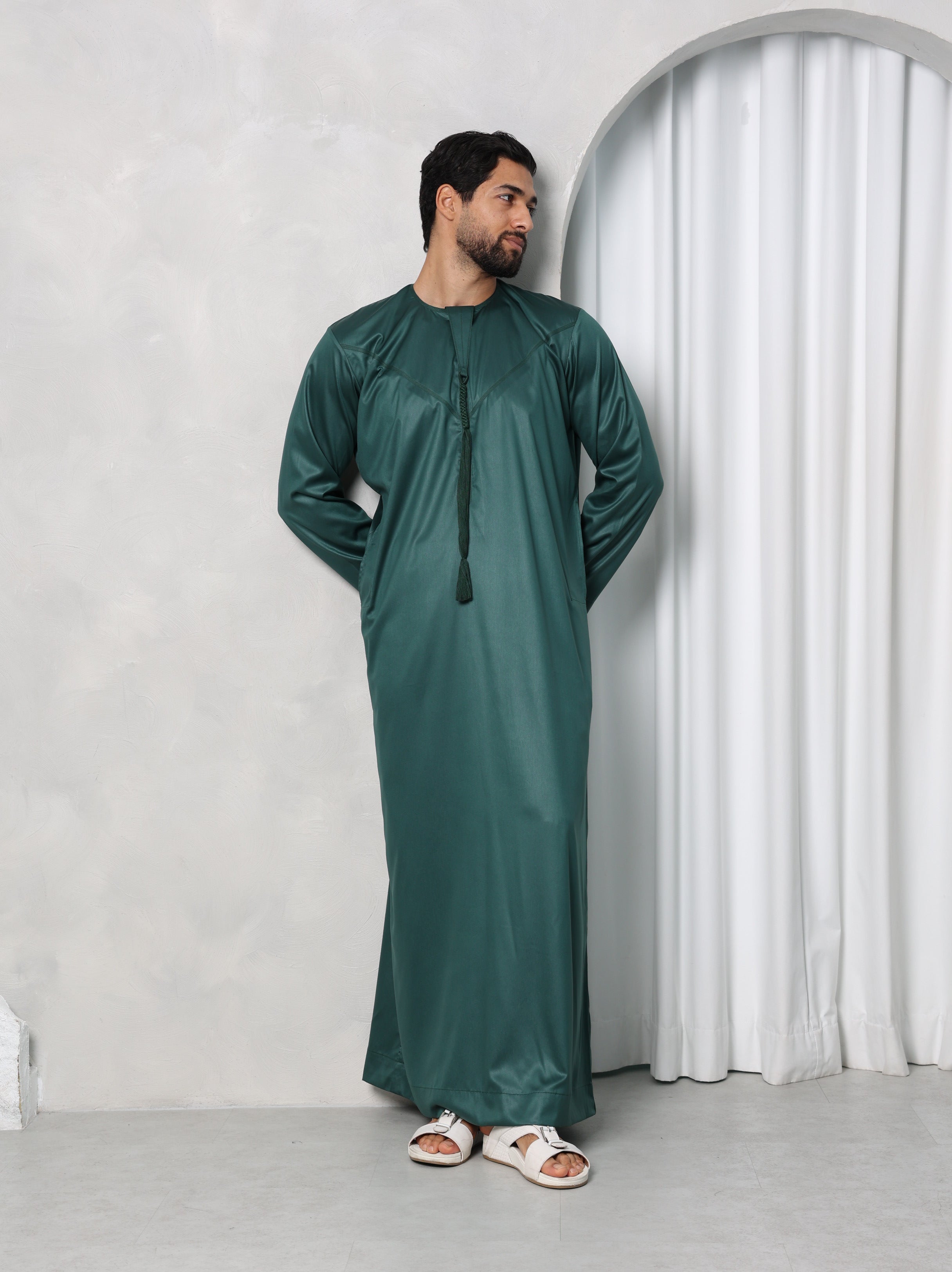 Forest Green Emirati Thobe