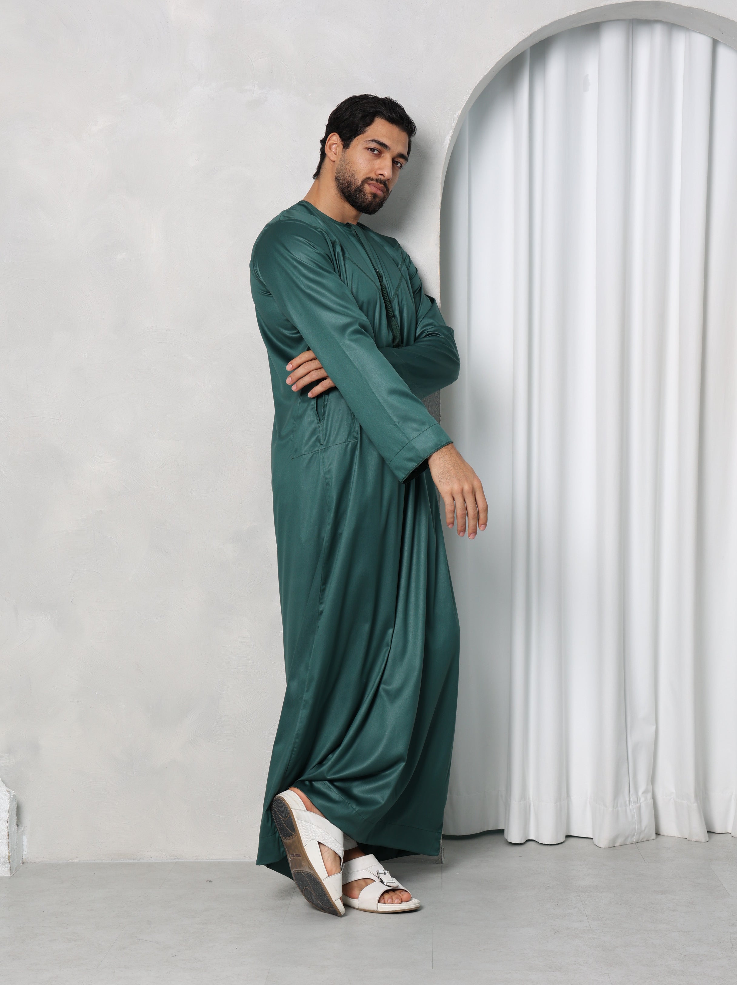 Forest Green Emirati Thobe