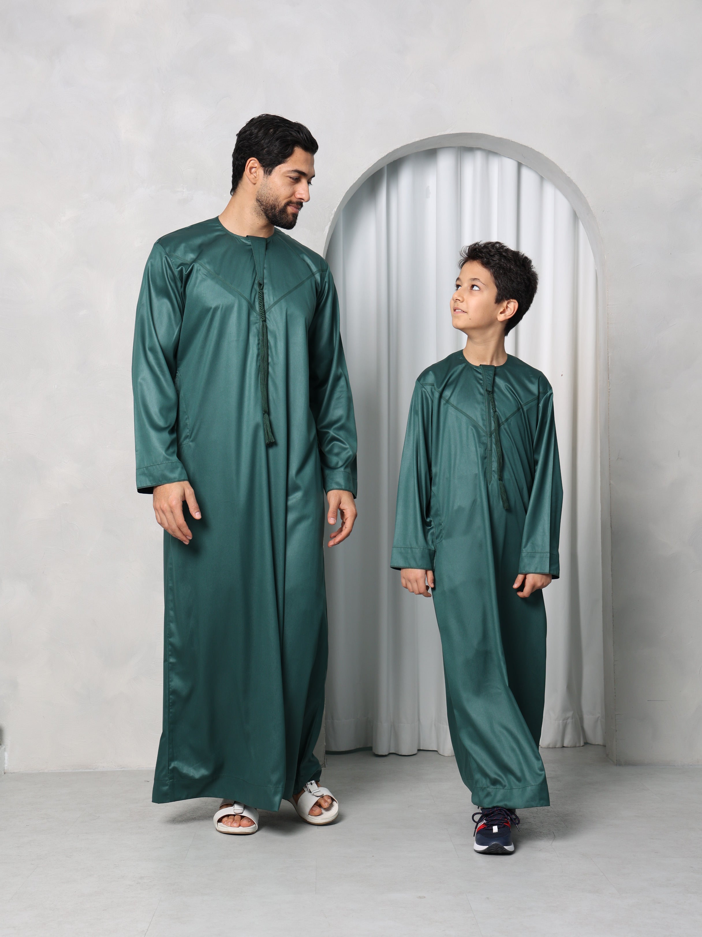 Kids Forest Green Emirati Thobe