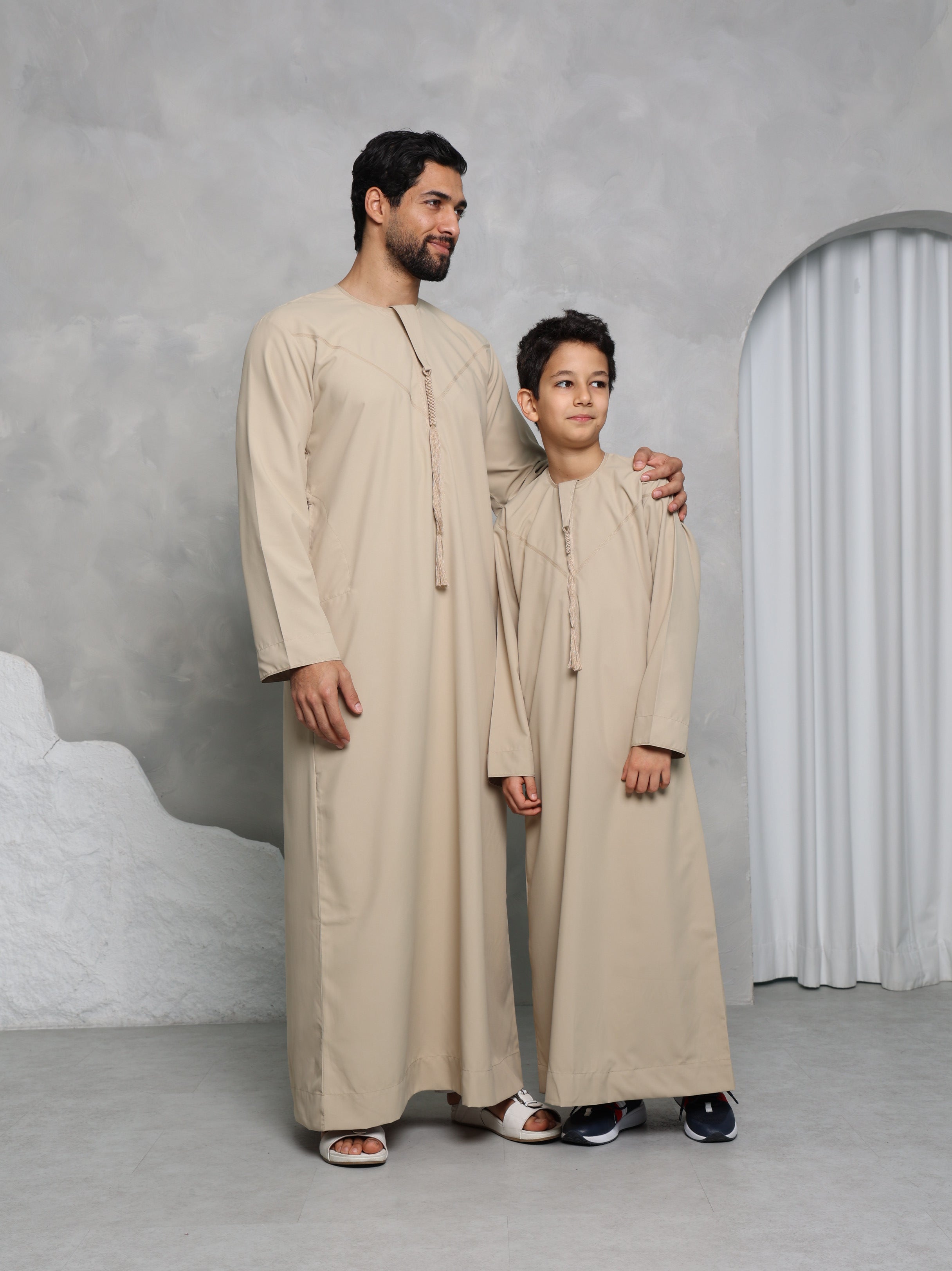 Boys Beige Emirati Thobe