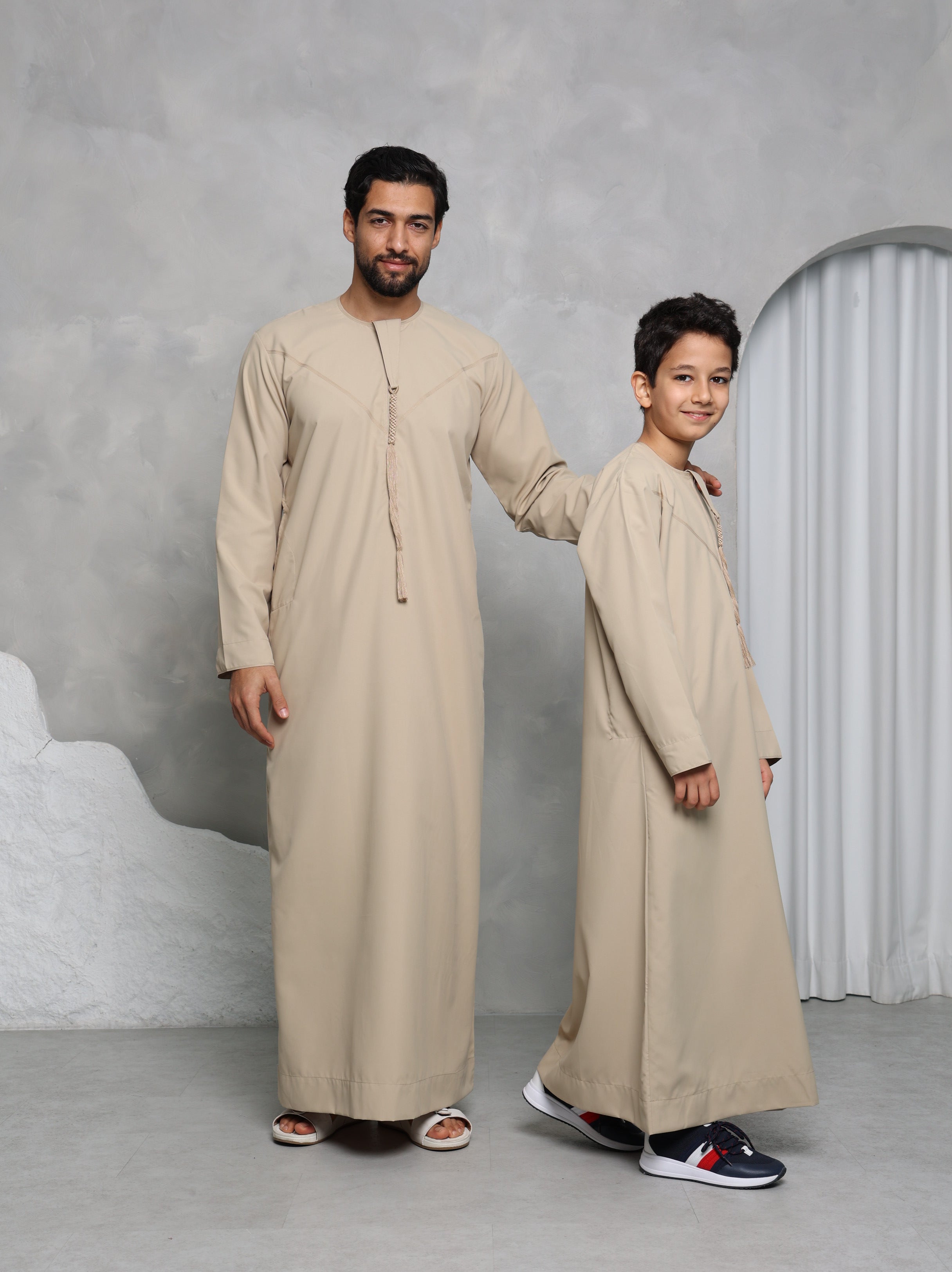 Boys Beige Emirati Thobe