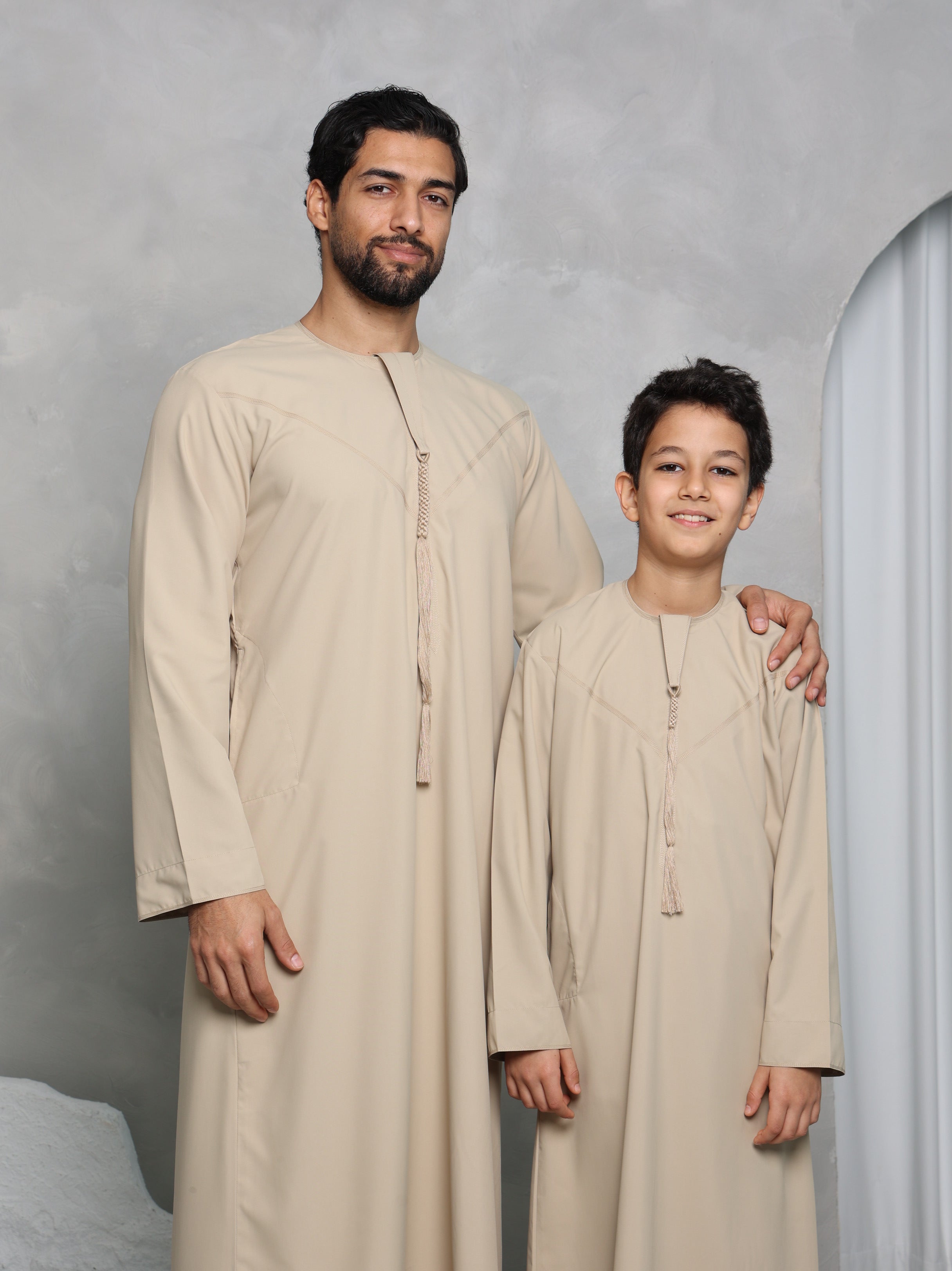 Boys Beige Emirati Thobe
