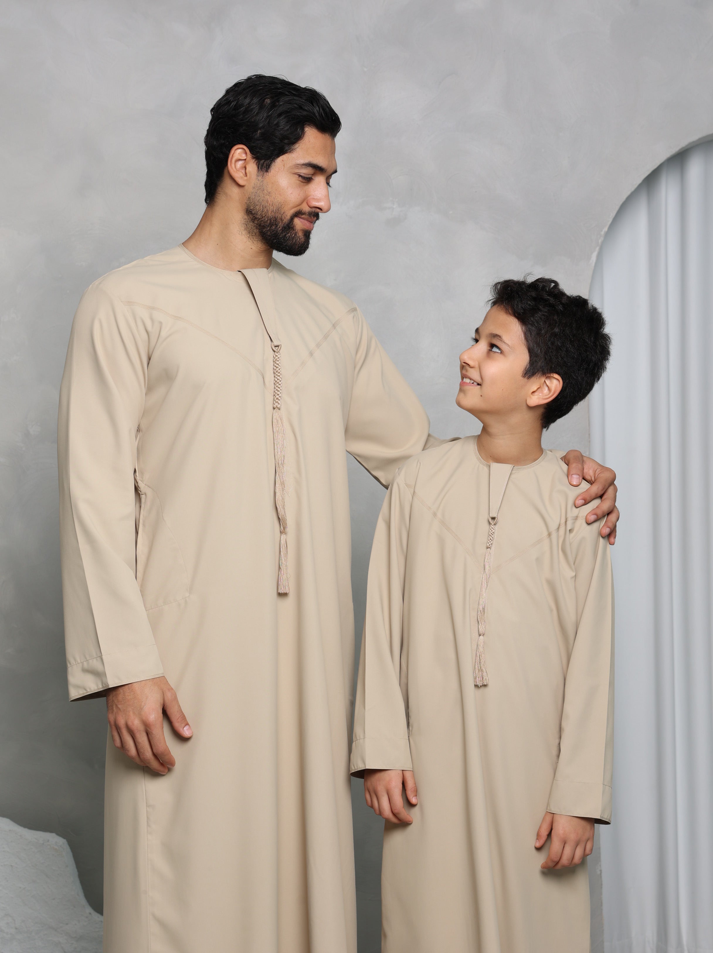 Boys Beige Emirati Thobe