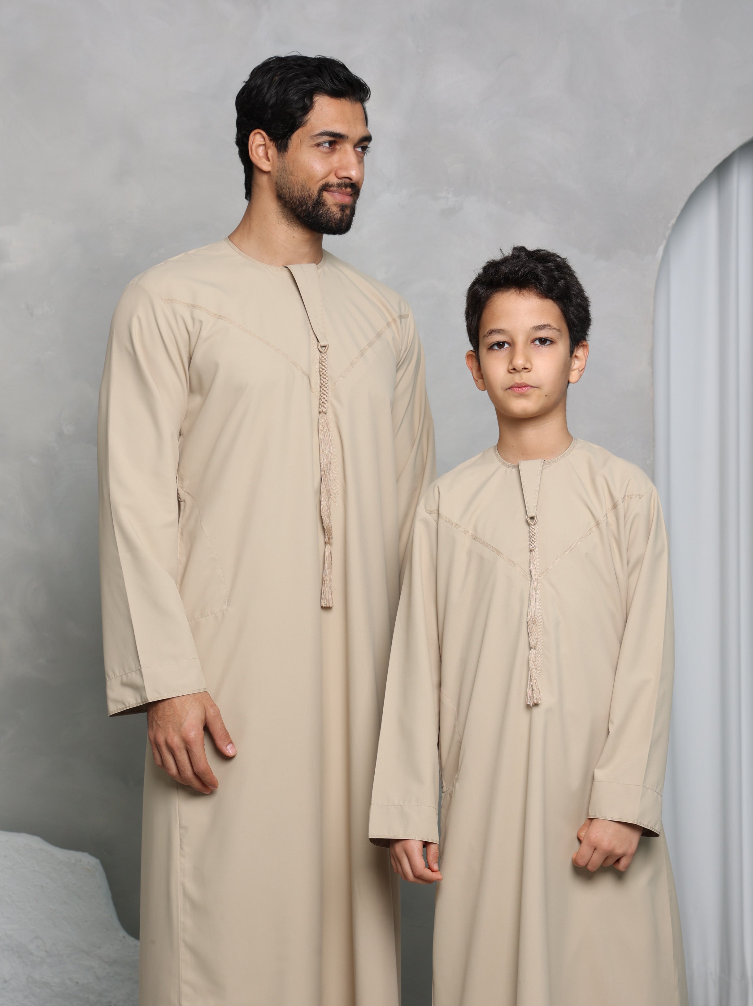 Boys Beige Emirati Thobe
