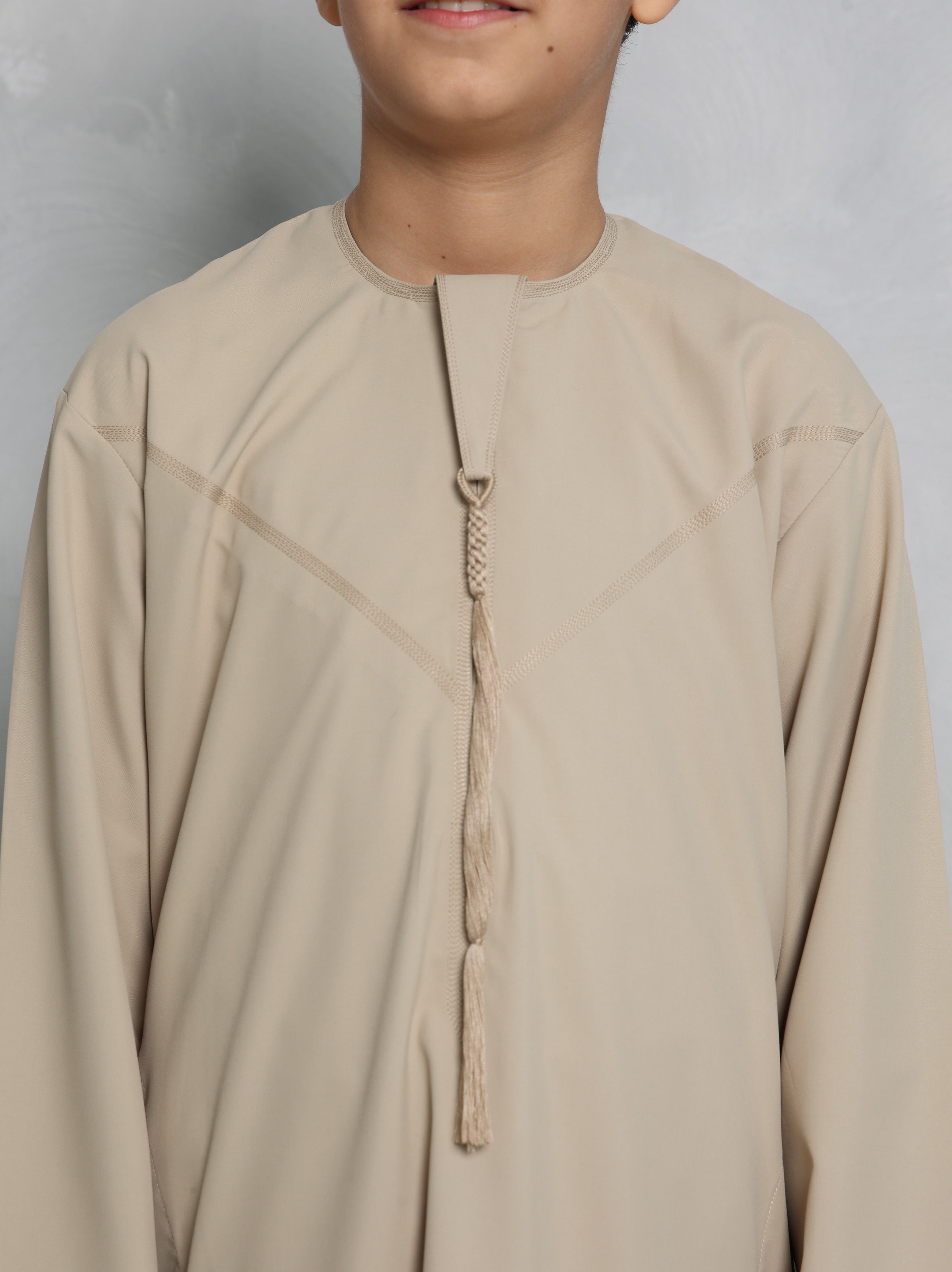 Boys Beige Emirati Thobe