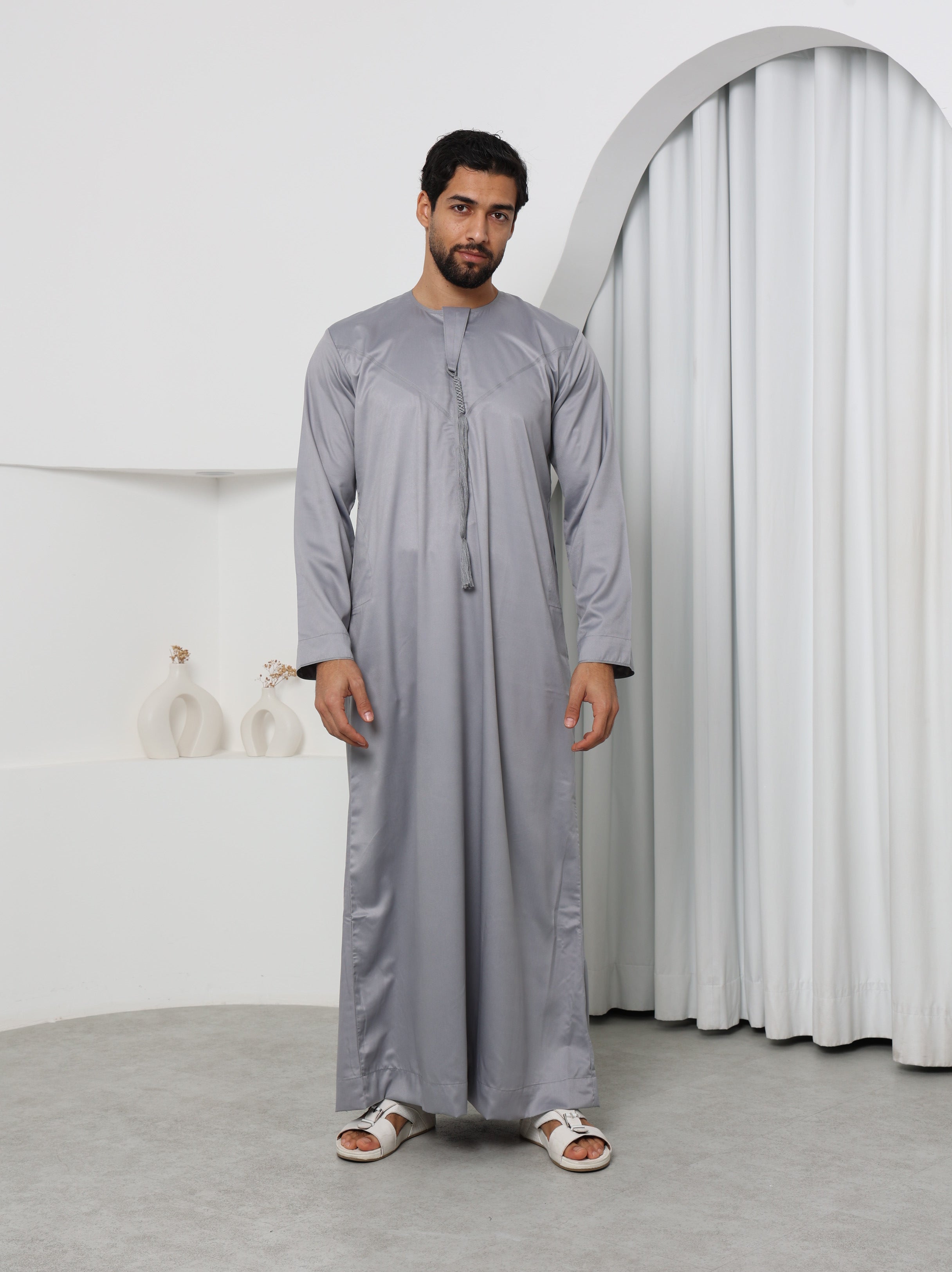 Steel Grey Emirati Thobe