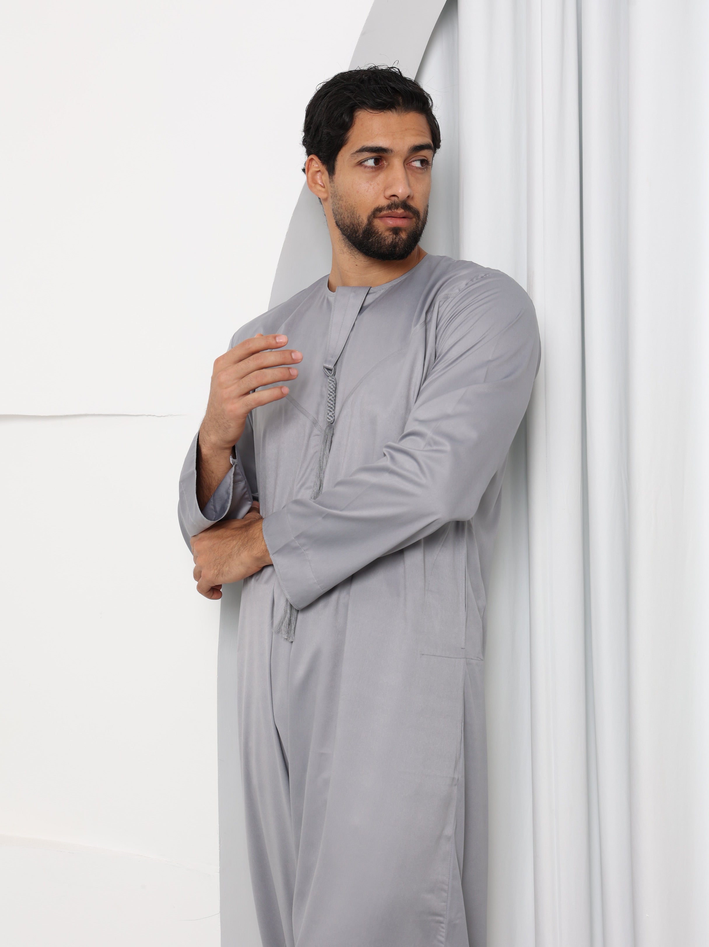 Steel Grey Emirati Thobe