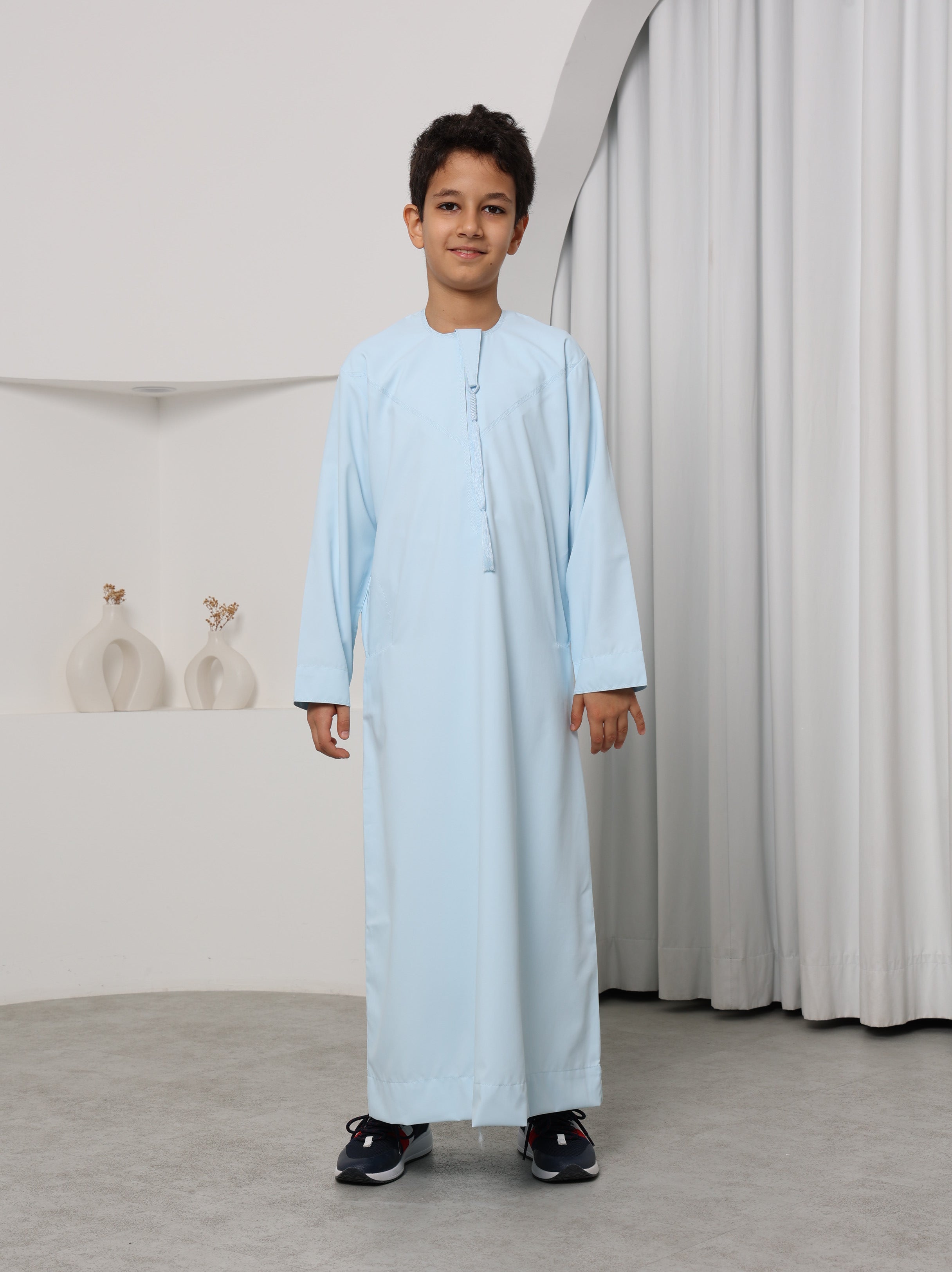 Boys Ice Blue Emirati Thobe