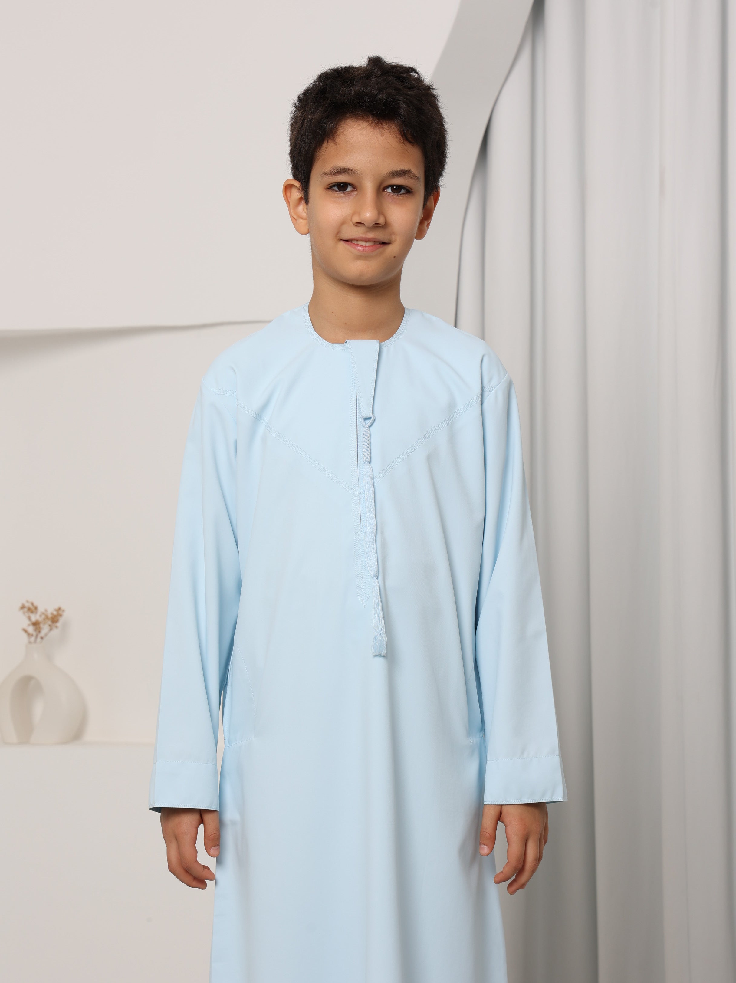 Boys Ice Blue Emirati Thobe