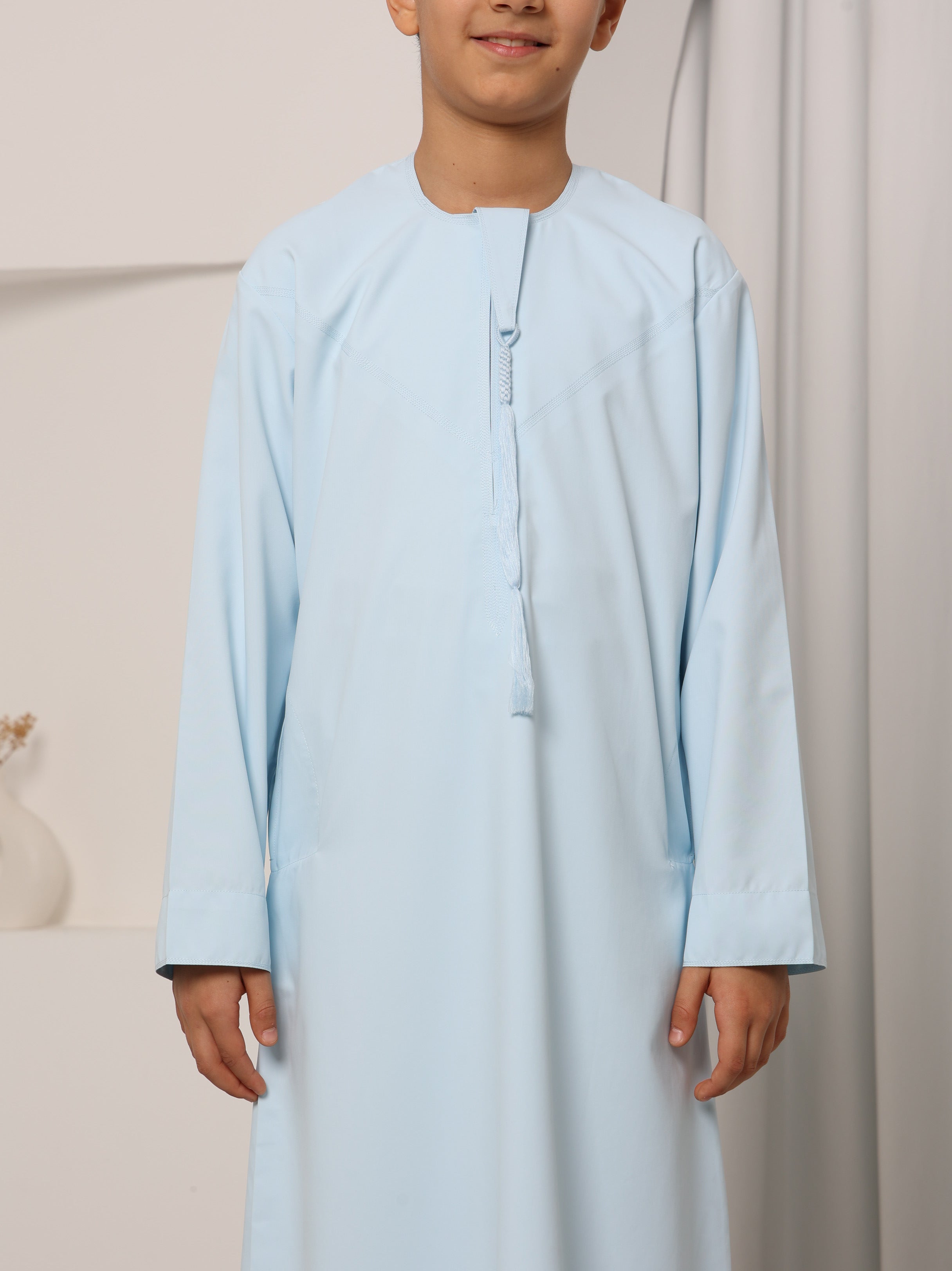 Boys Ice Blue Emirati Thobe