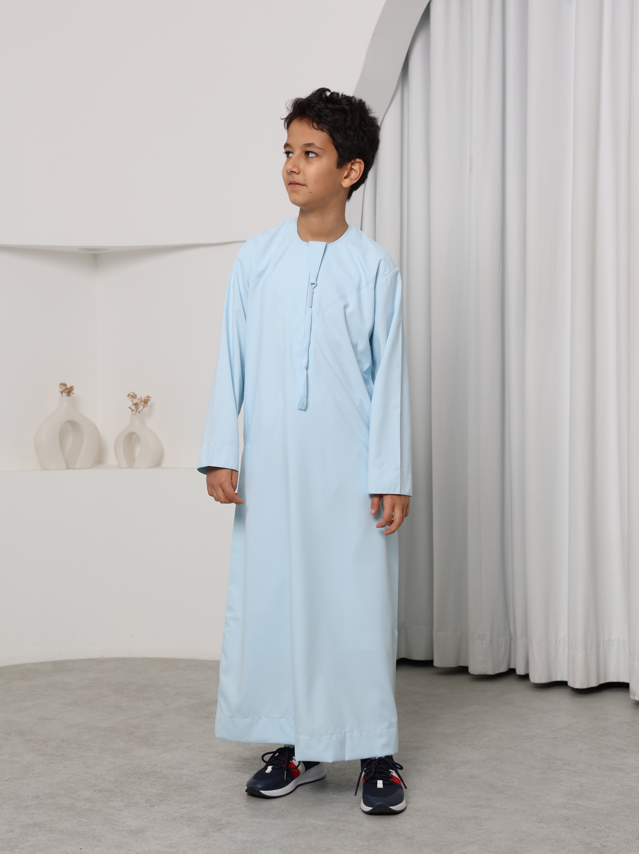 Boys Ice Blue Emirati Thobe