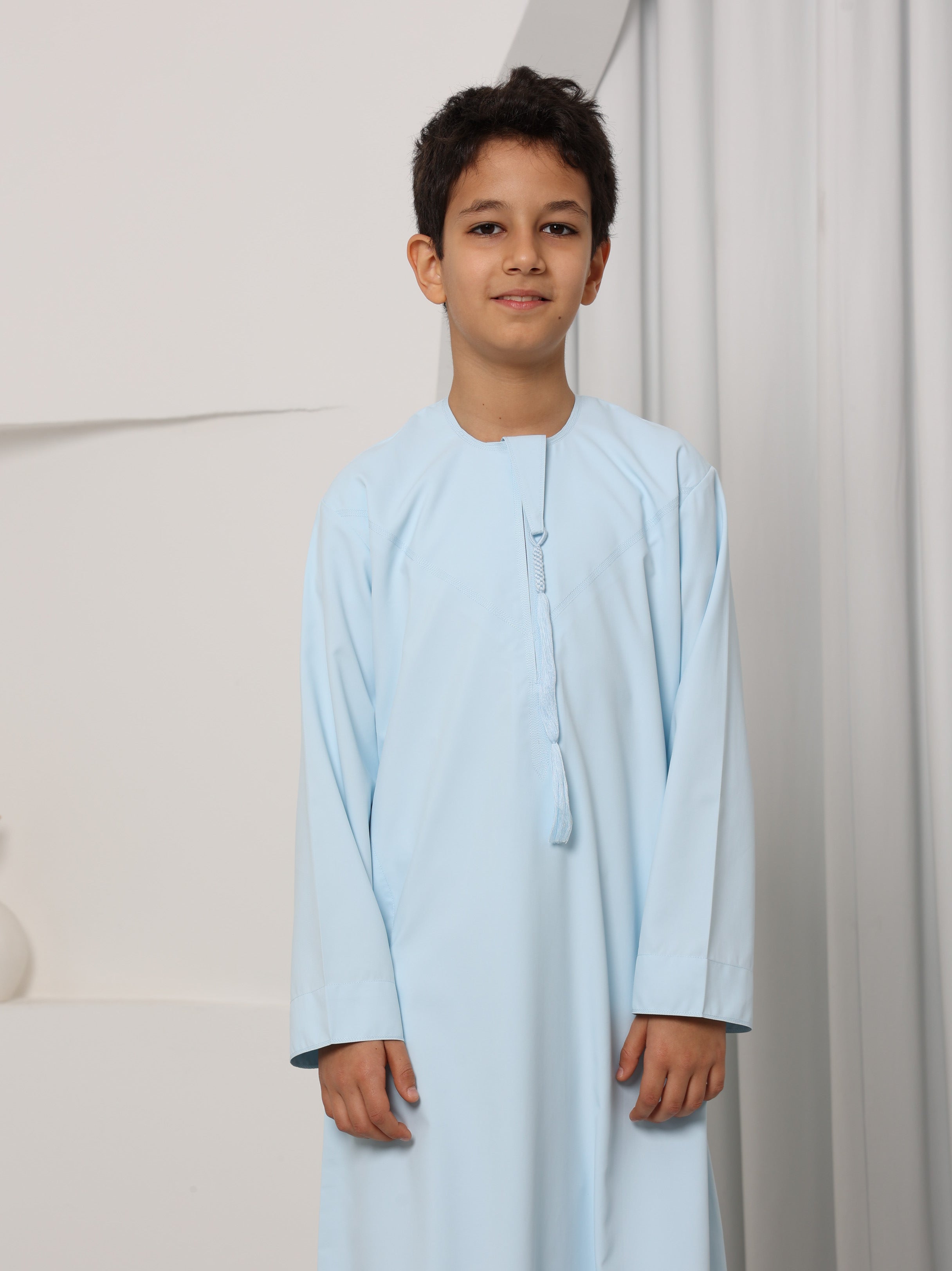 Boys Ice Blue Emirati Thobe