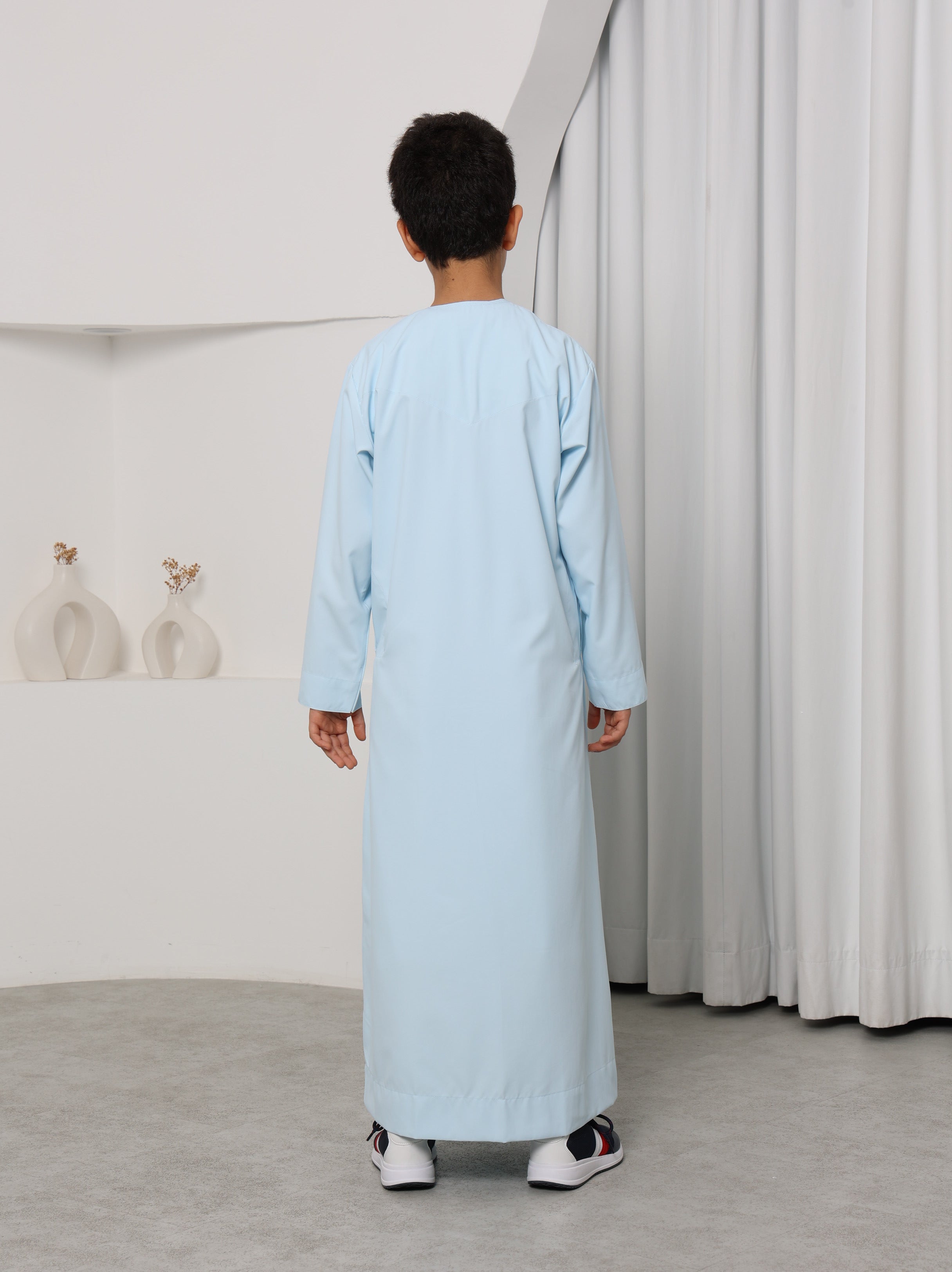 Boys Ice Blue Emirati Thobe