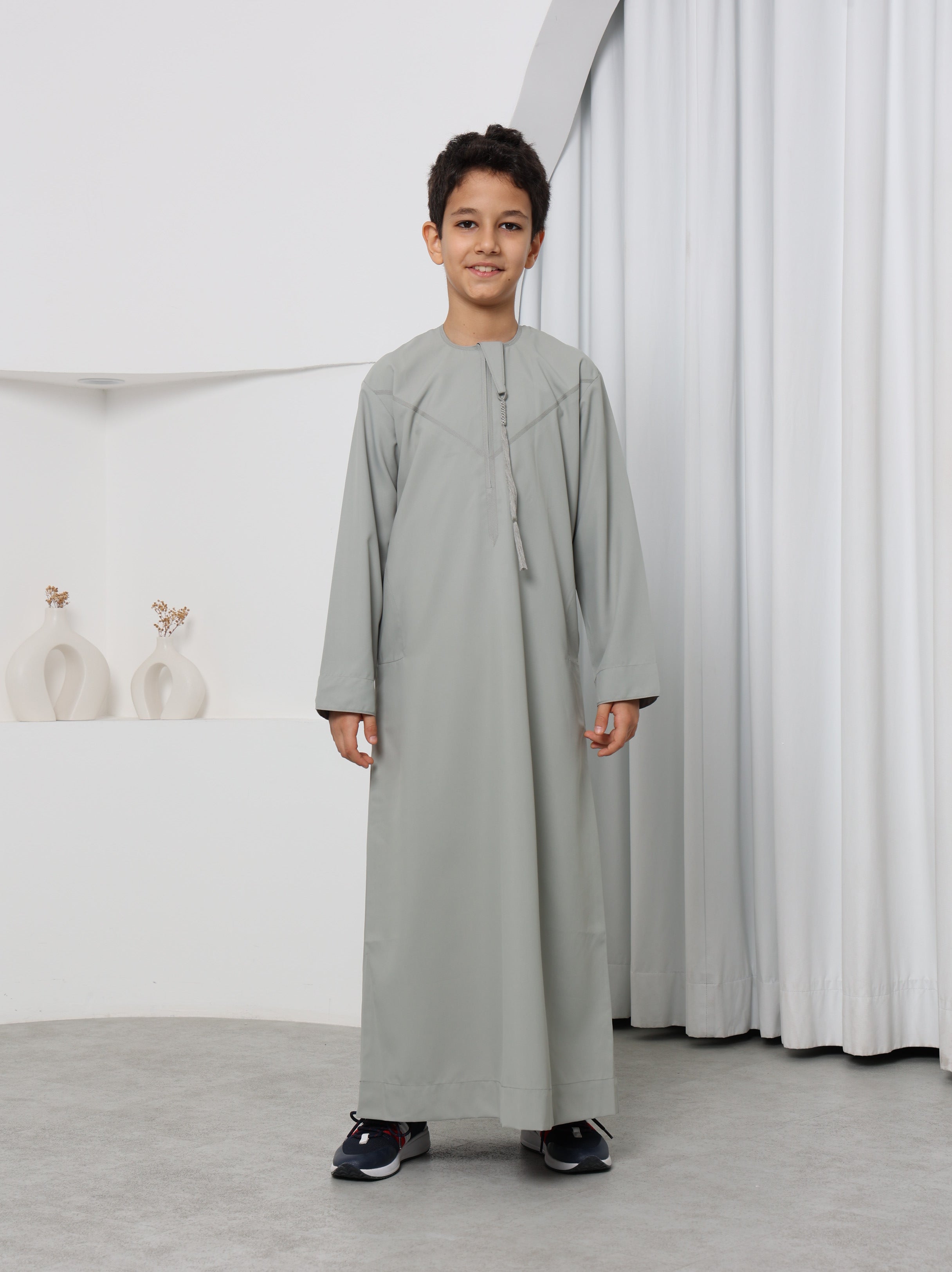 Boys Sage Green Emirati Thobe