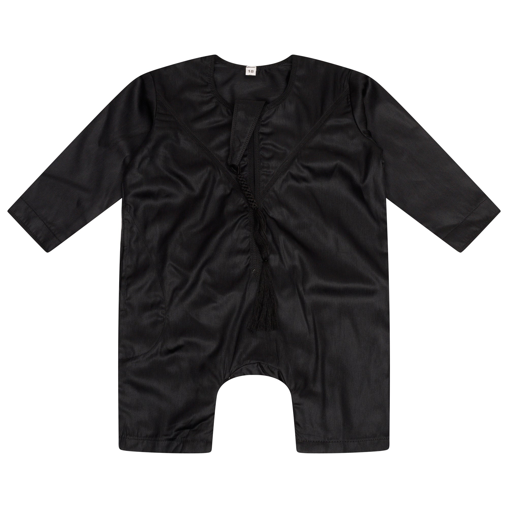 Black Baby Romper Thobe