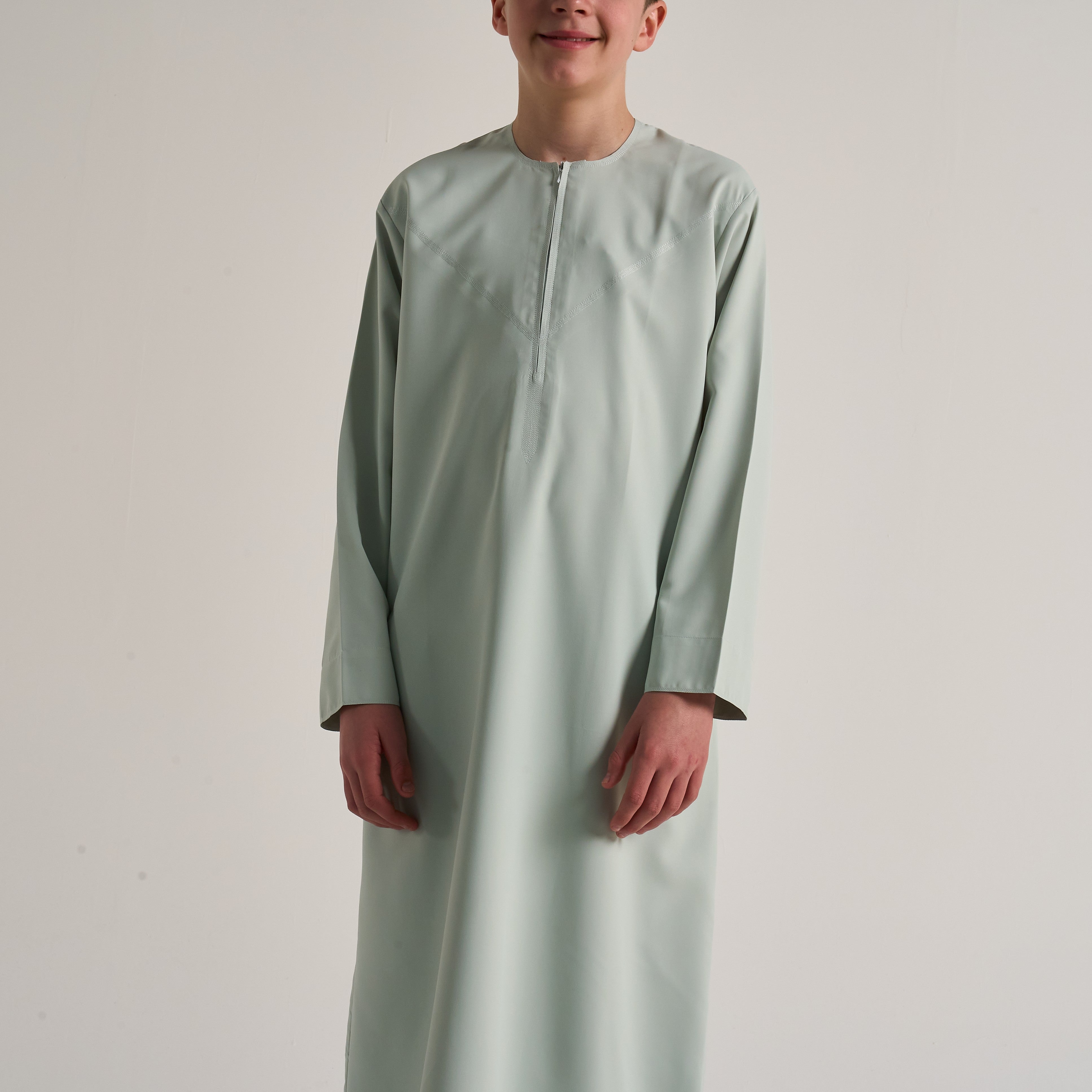 Boys Sage Green Emirati Thobe