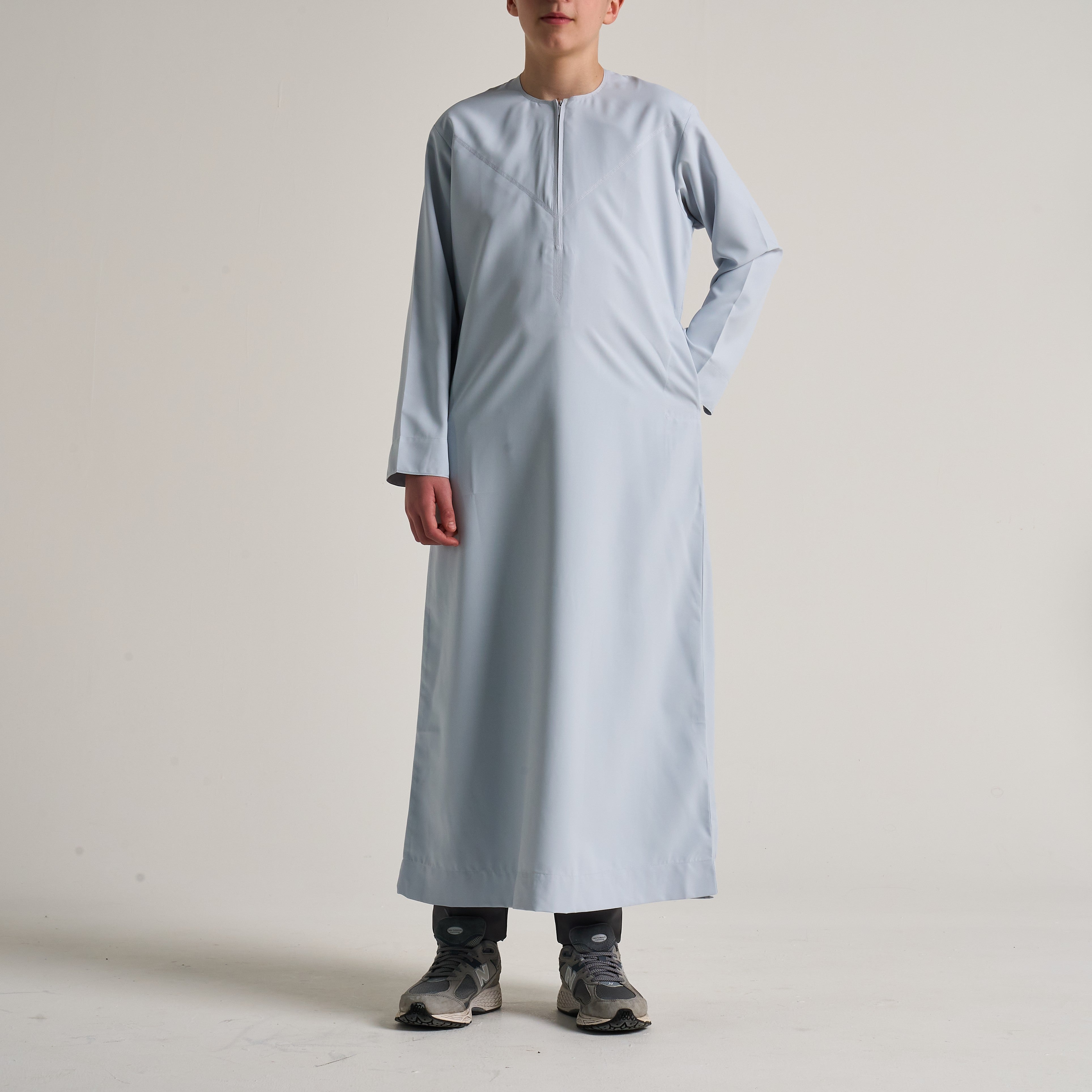 Boys Ice Blue Emirati Thobe