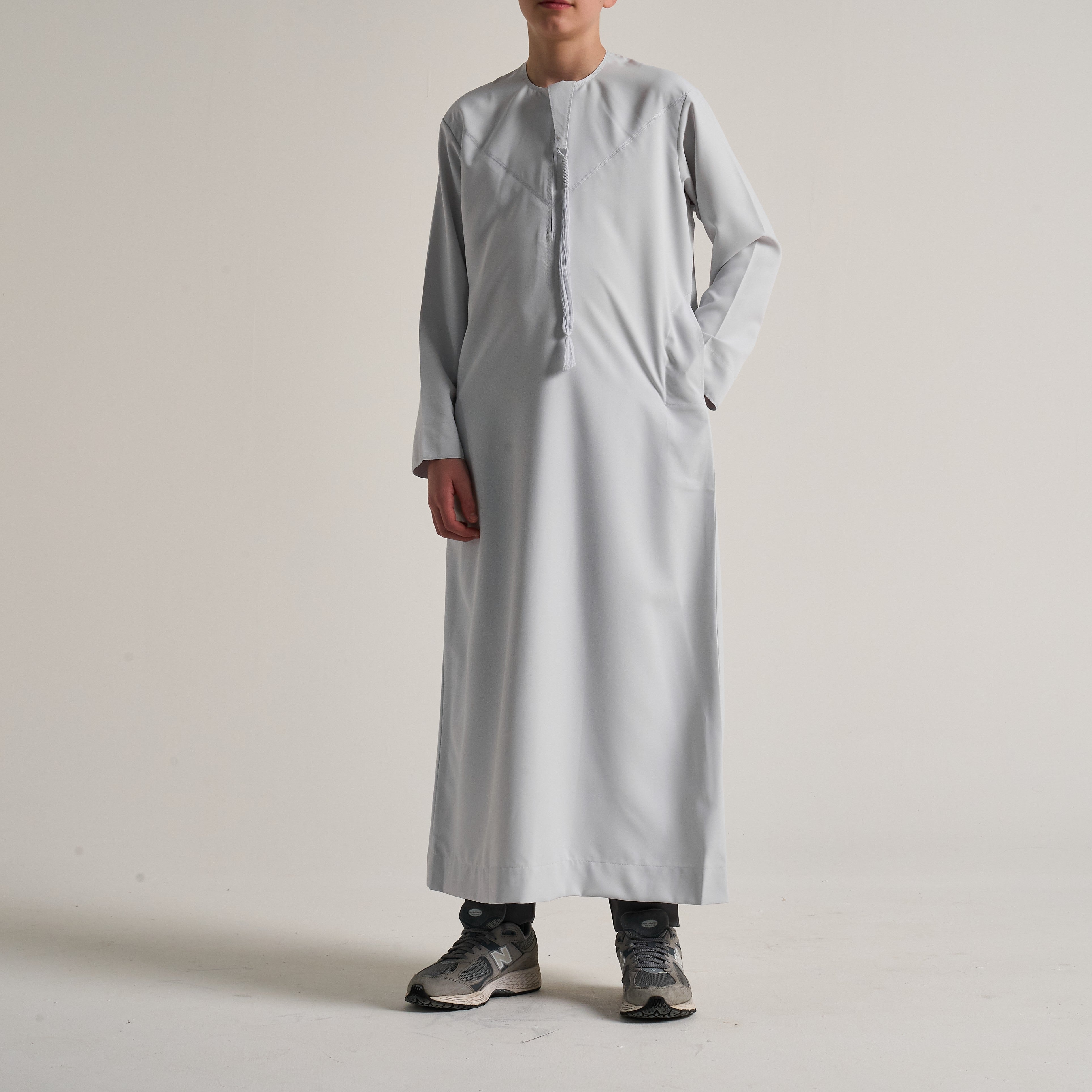 Boys Grey Emirati Thobe