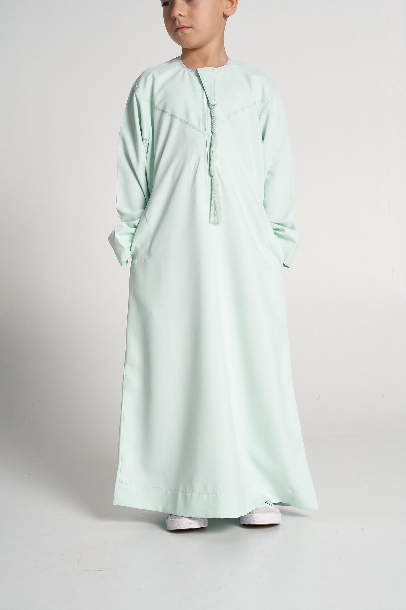 Kids Pistachio Emirati Thobe