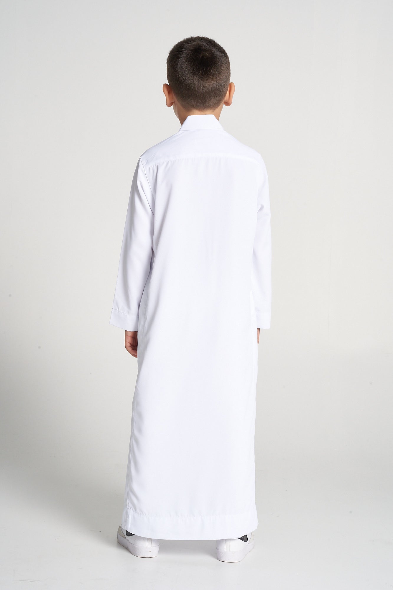 Boys White Collar Thobe