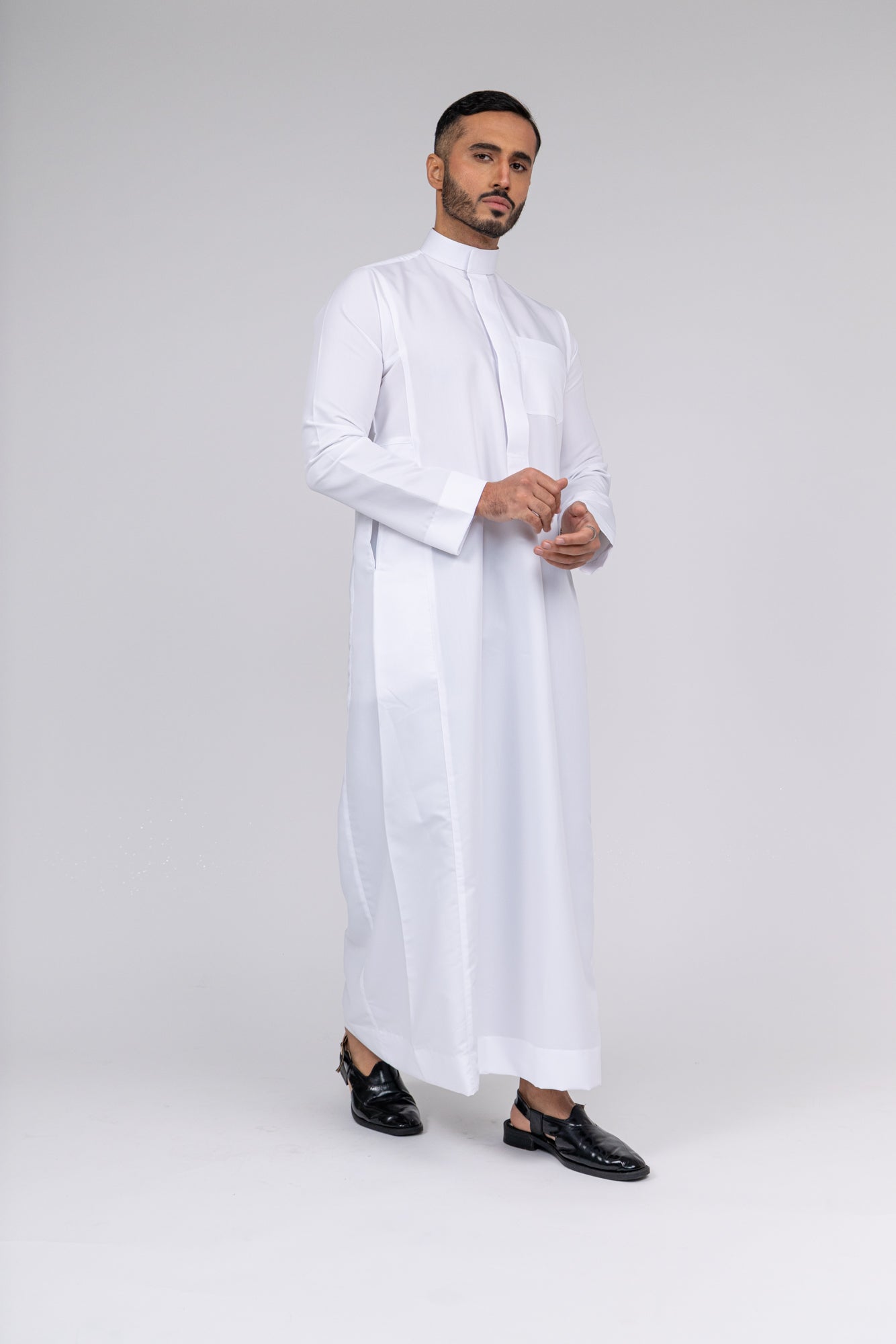 White Al Aseel Thobe