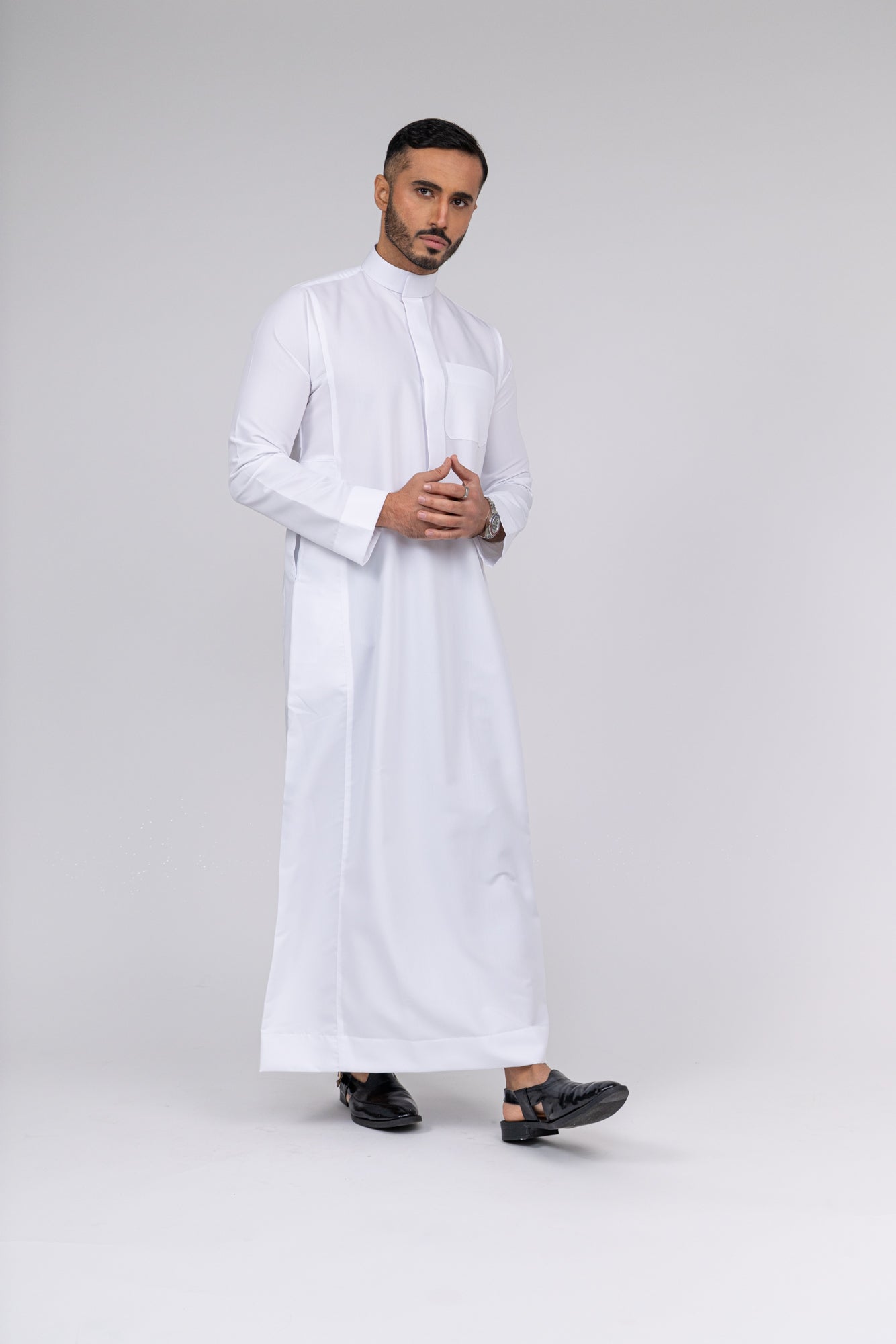 White Al Aseel Thobe