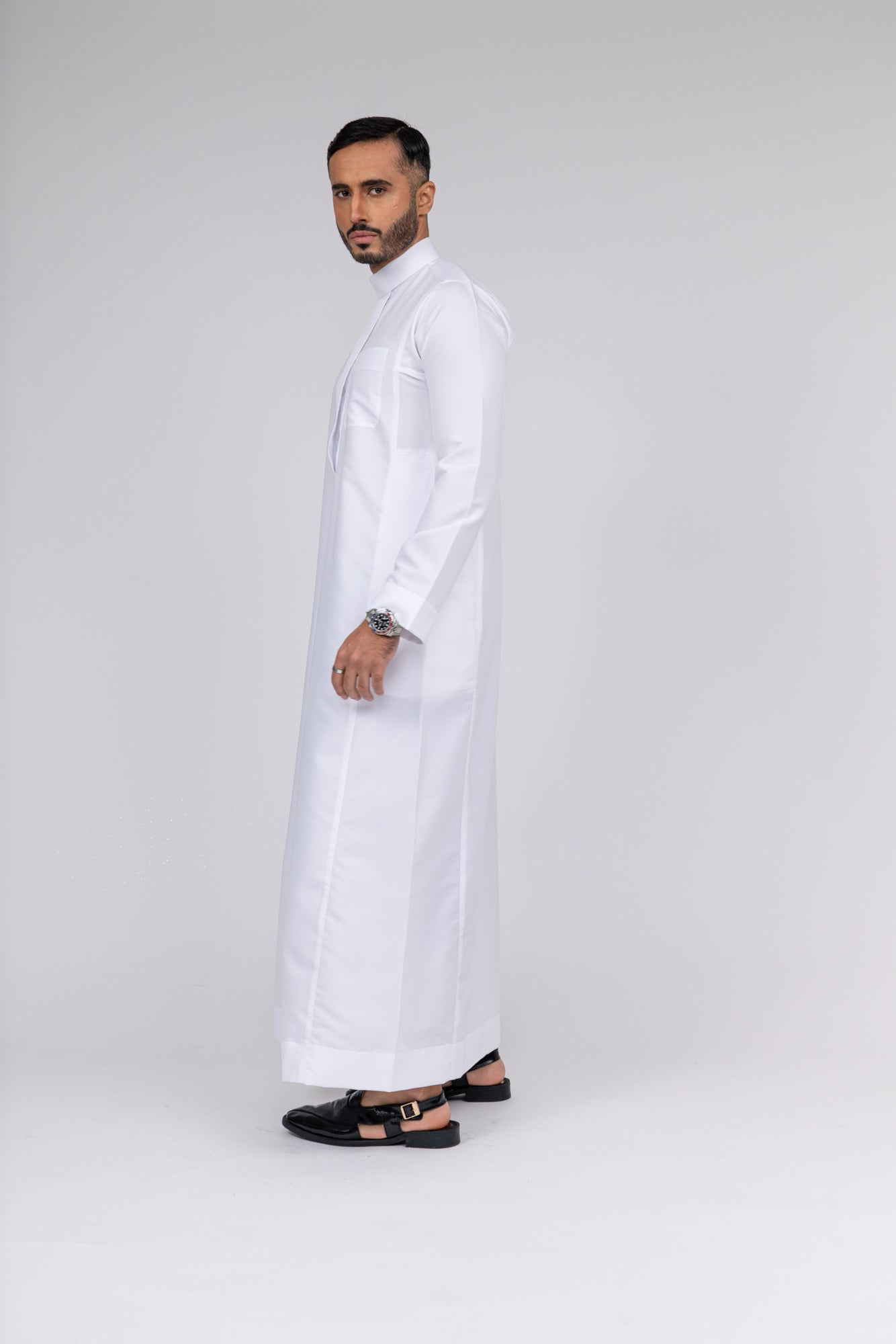 White Al Aseel Thobe