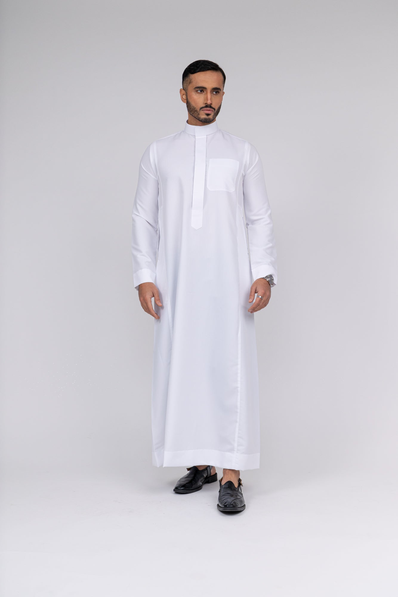 White Al Aseel Thobe