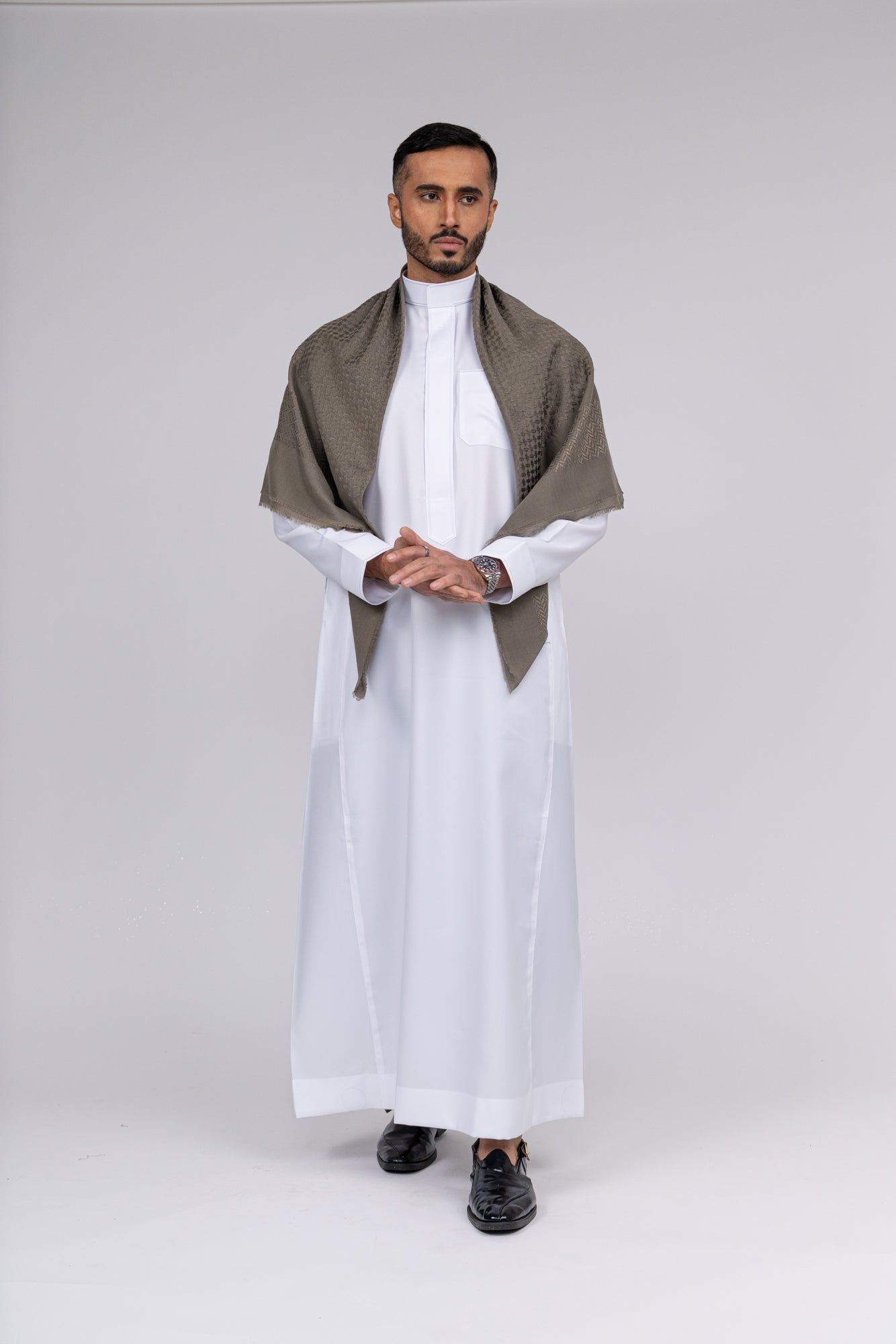 Olive Khaki Arab Shemagh Headscarf