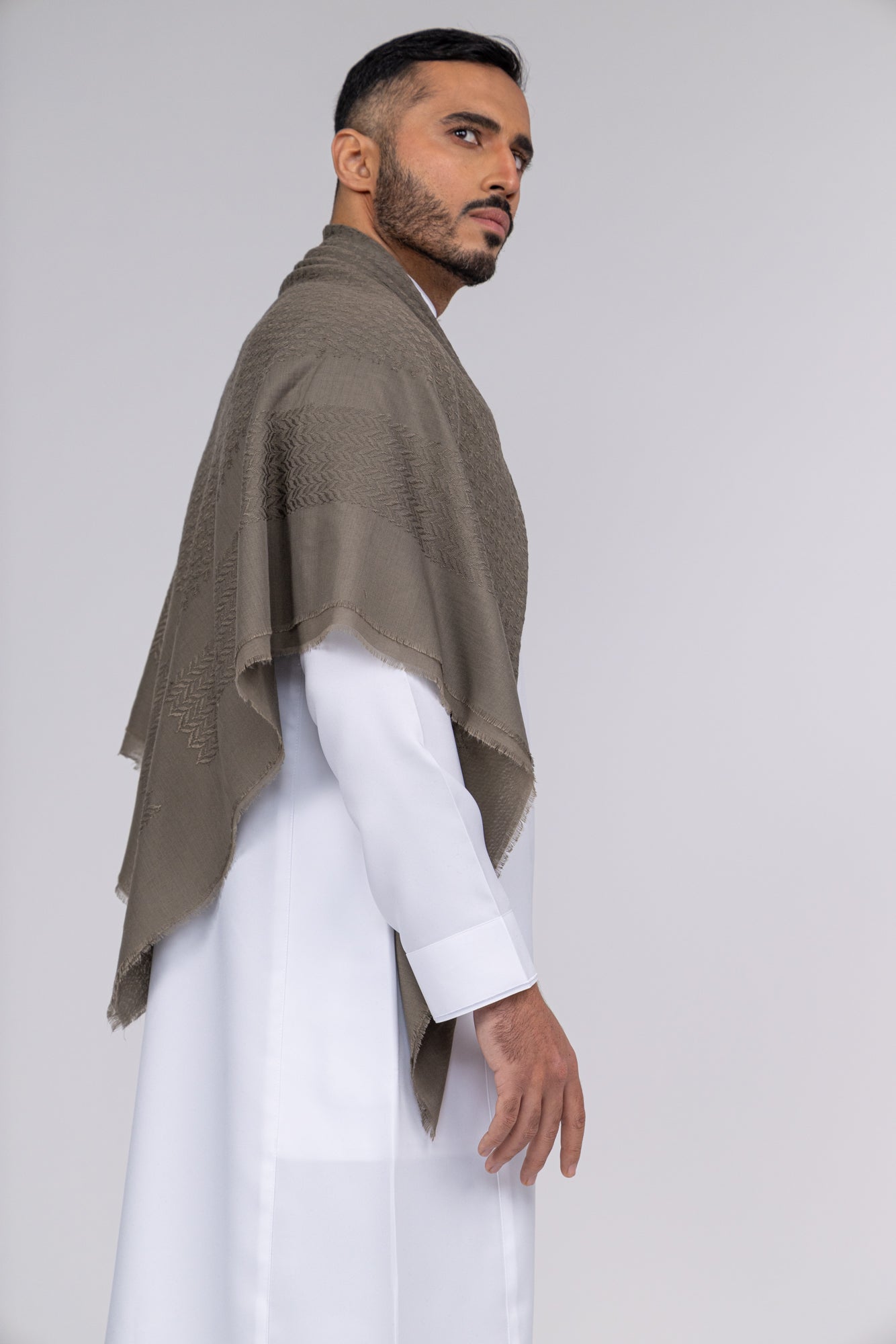 Olive Khaki Arab Shemagh Headscarf