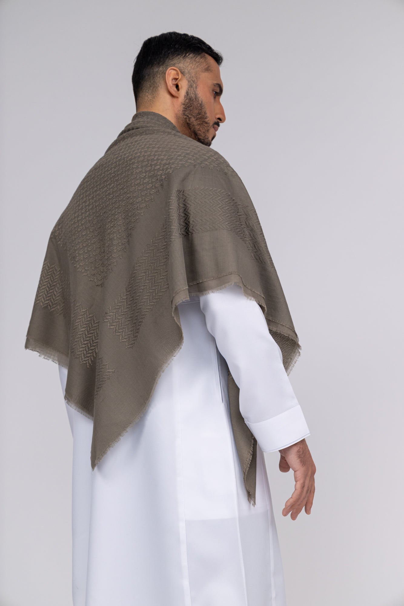 Olive Khaki Arab Shemagh Headscarf