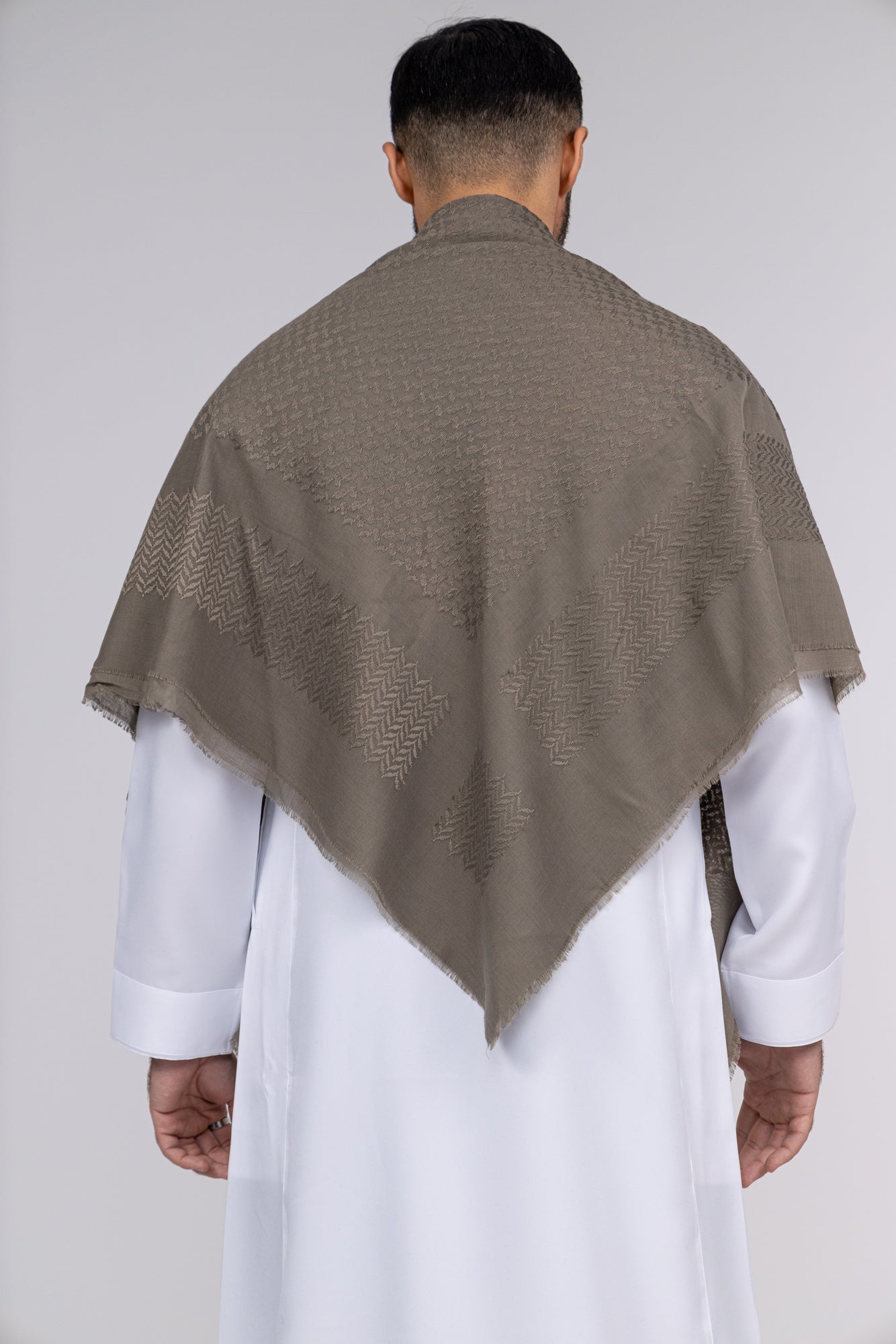 Olive Khaki Arab Shemagh Headscarf