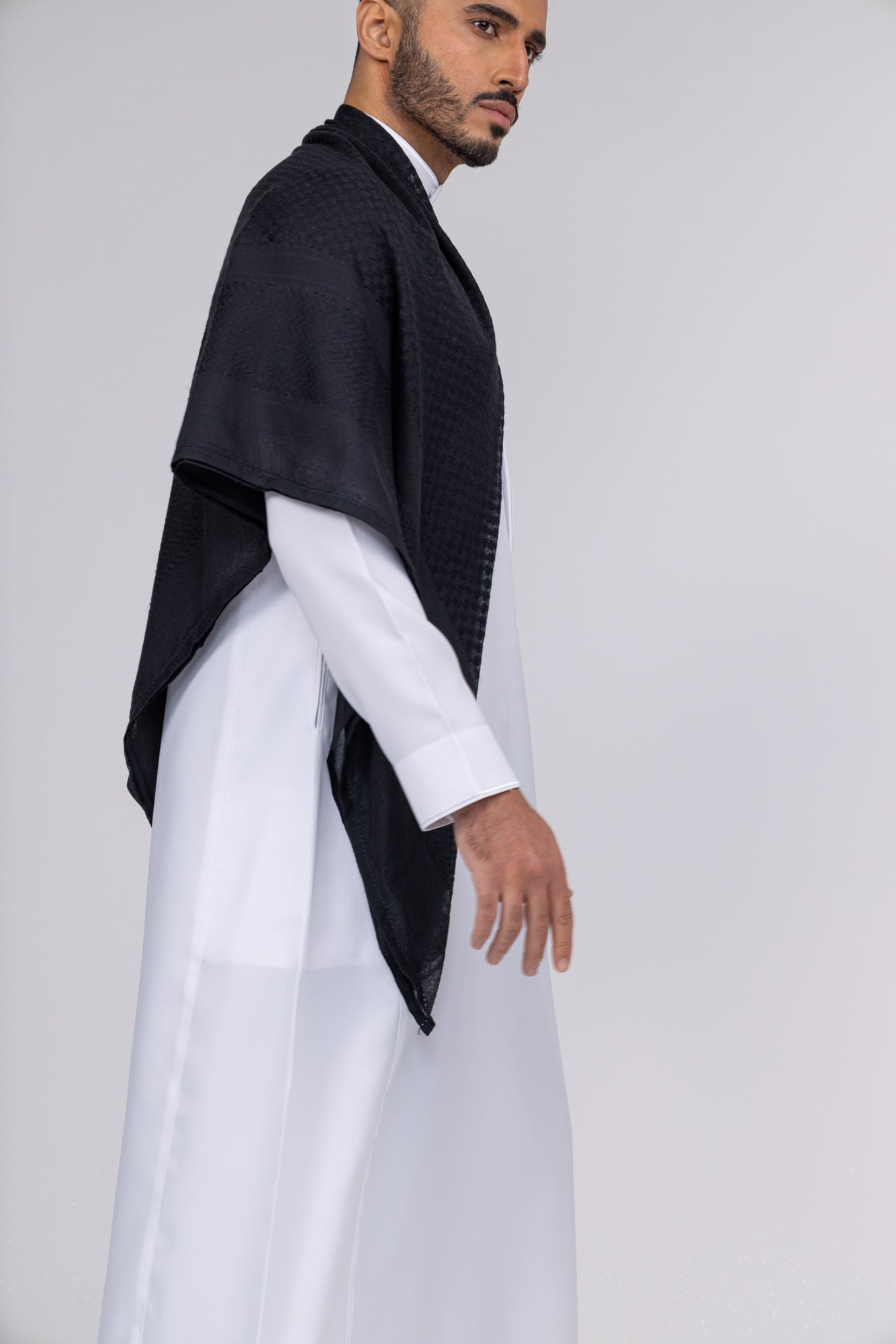 Black Arab Shemagh Headscarf