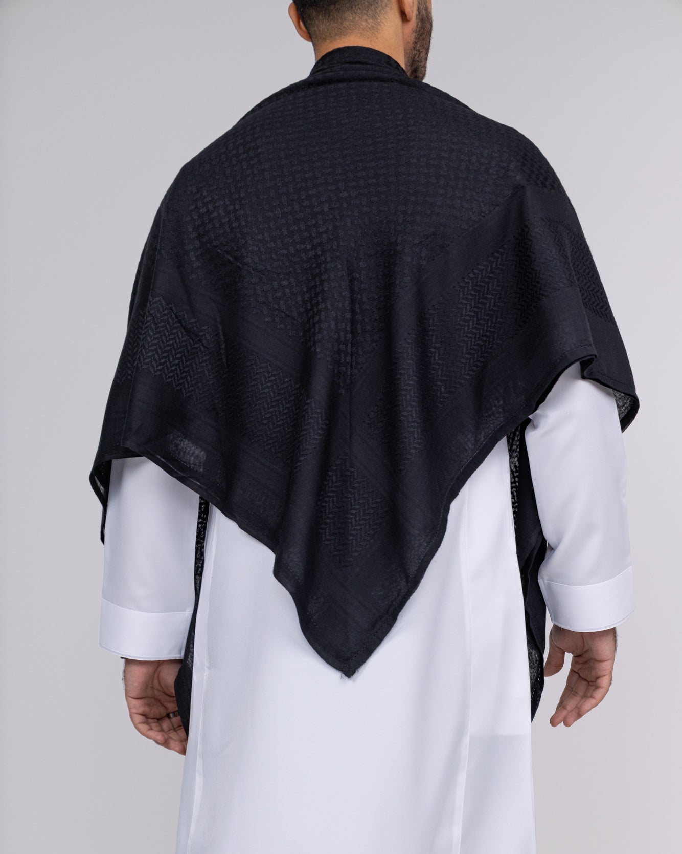 Black Arab Shemagh Headscarf