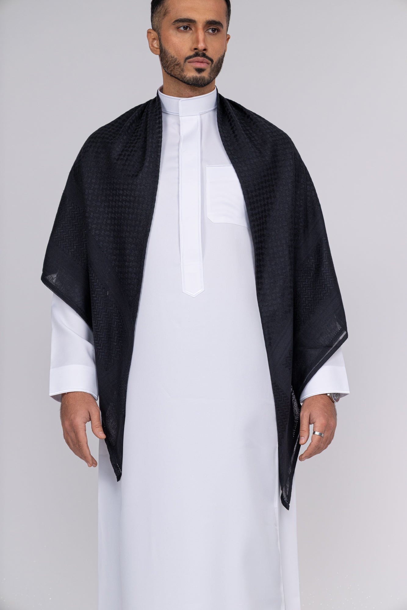 Black Arab Shemagh Headscarf
