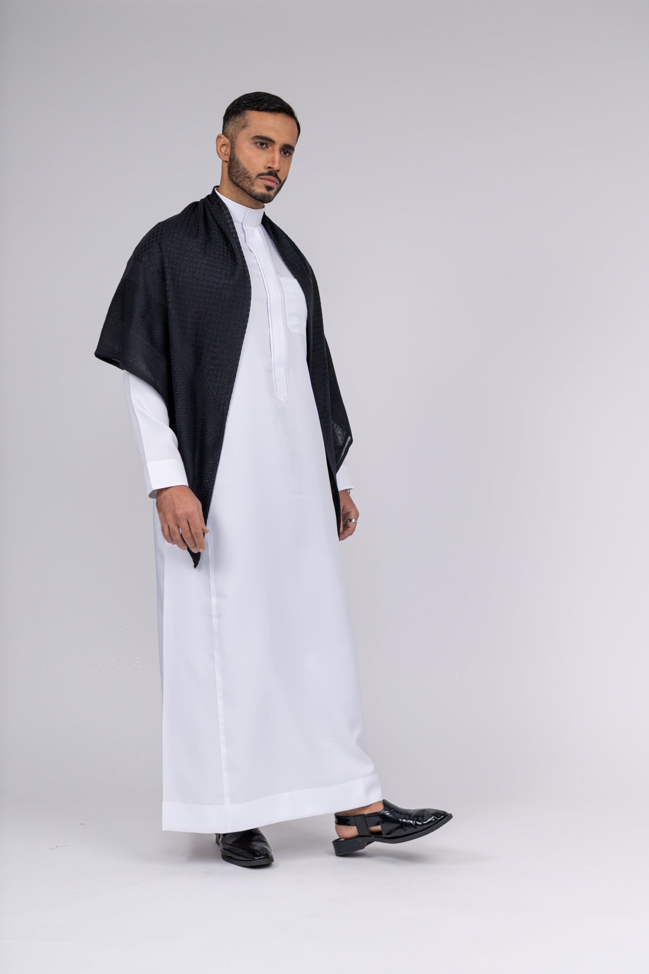 Black Arab Shemagh Headscarf