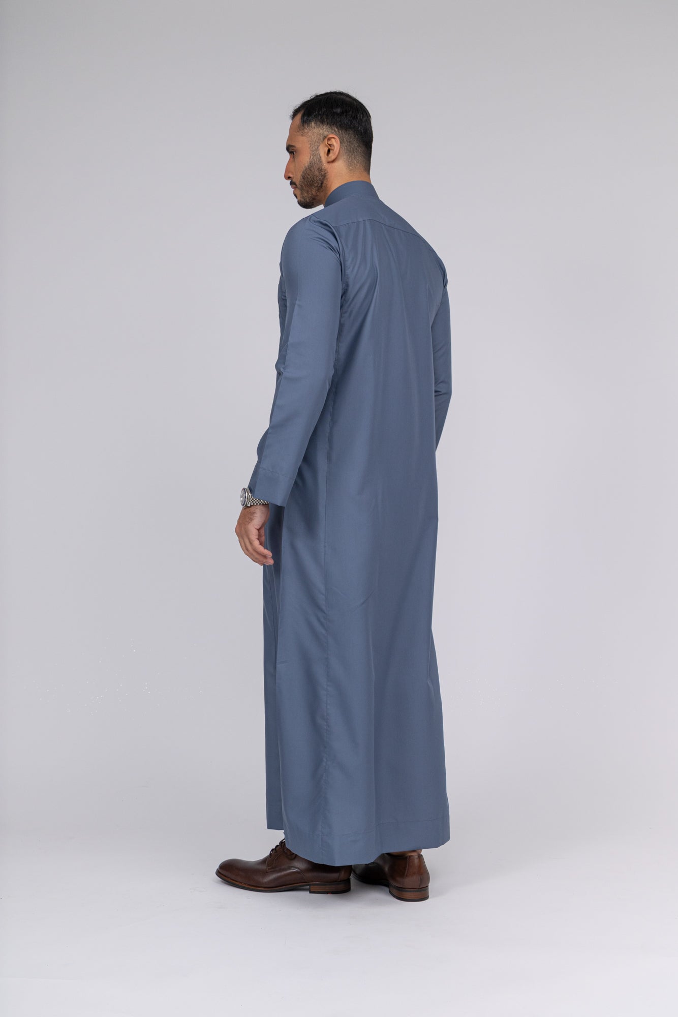 Grey Al-Aseel Thobe