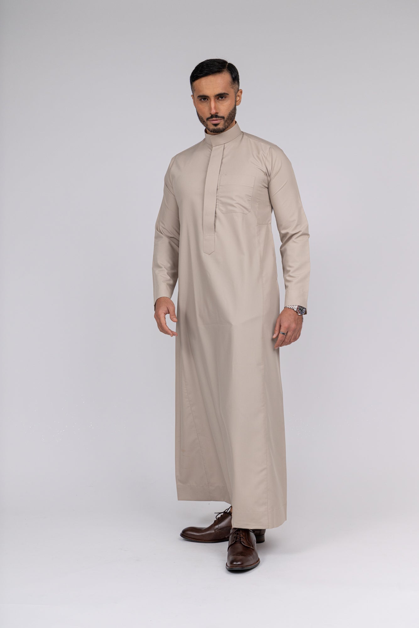 Beige Al-Aseel Thobe