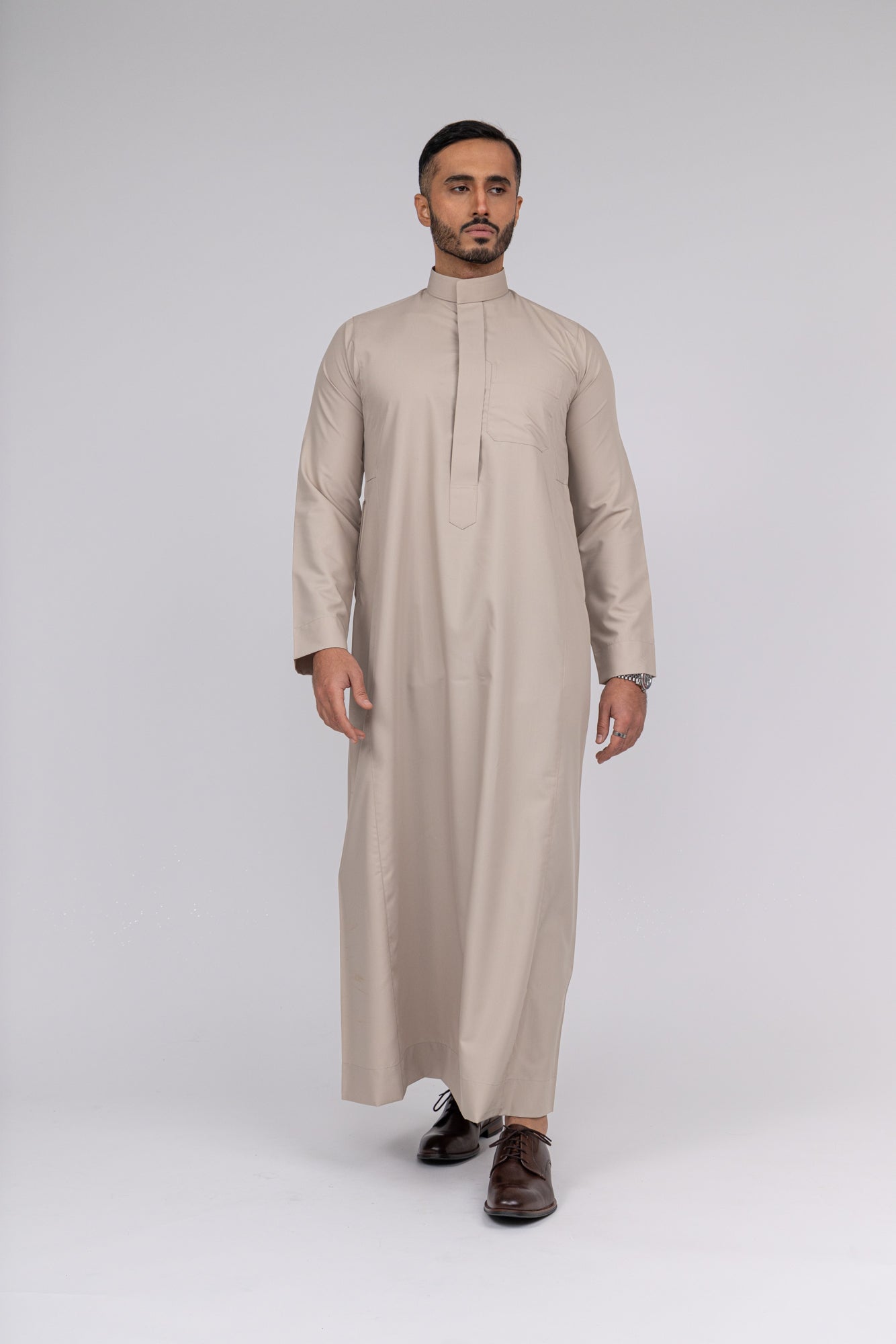 Beige Al-Aseel Thobe